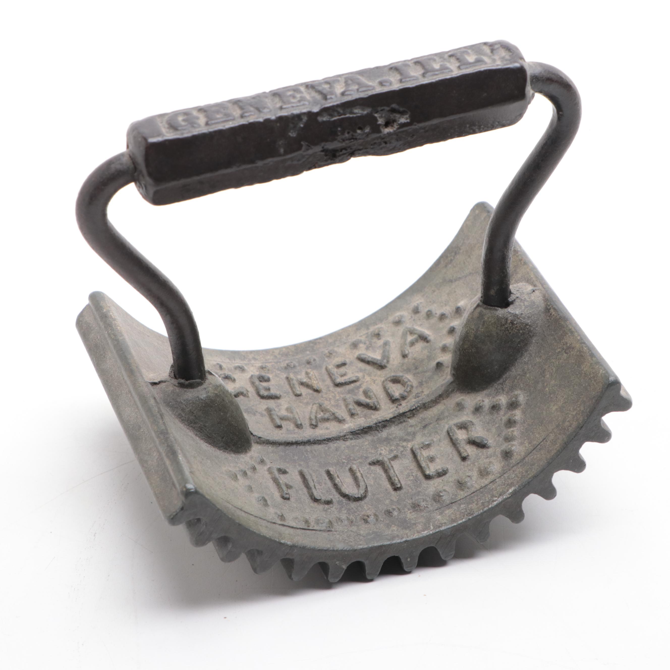 Geneva Hand Fluting Iron, 19th Century