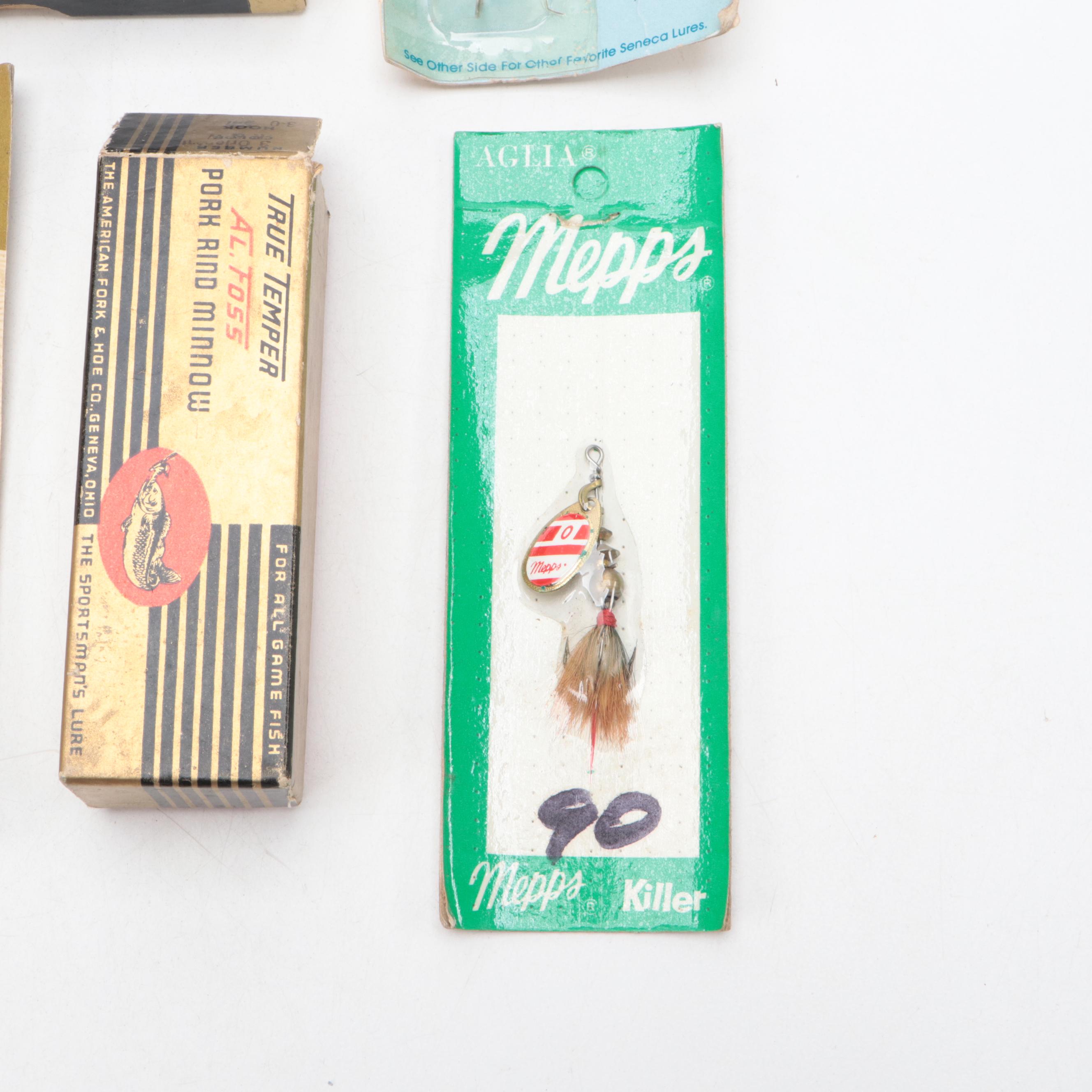 Hofschneider "Red Eye" Spoon with Assorted Lure Collection