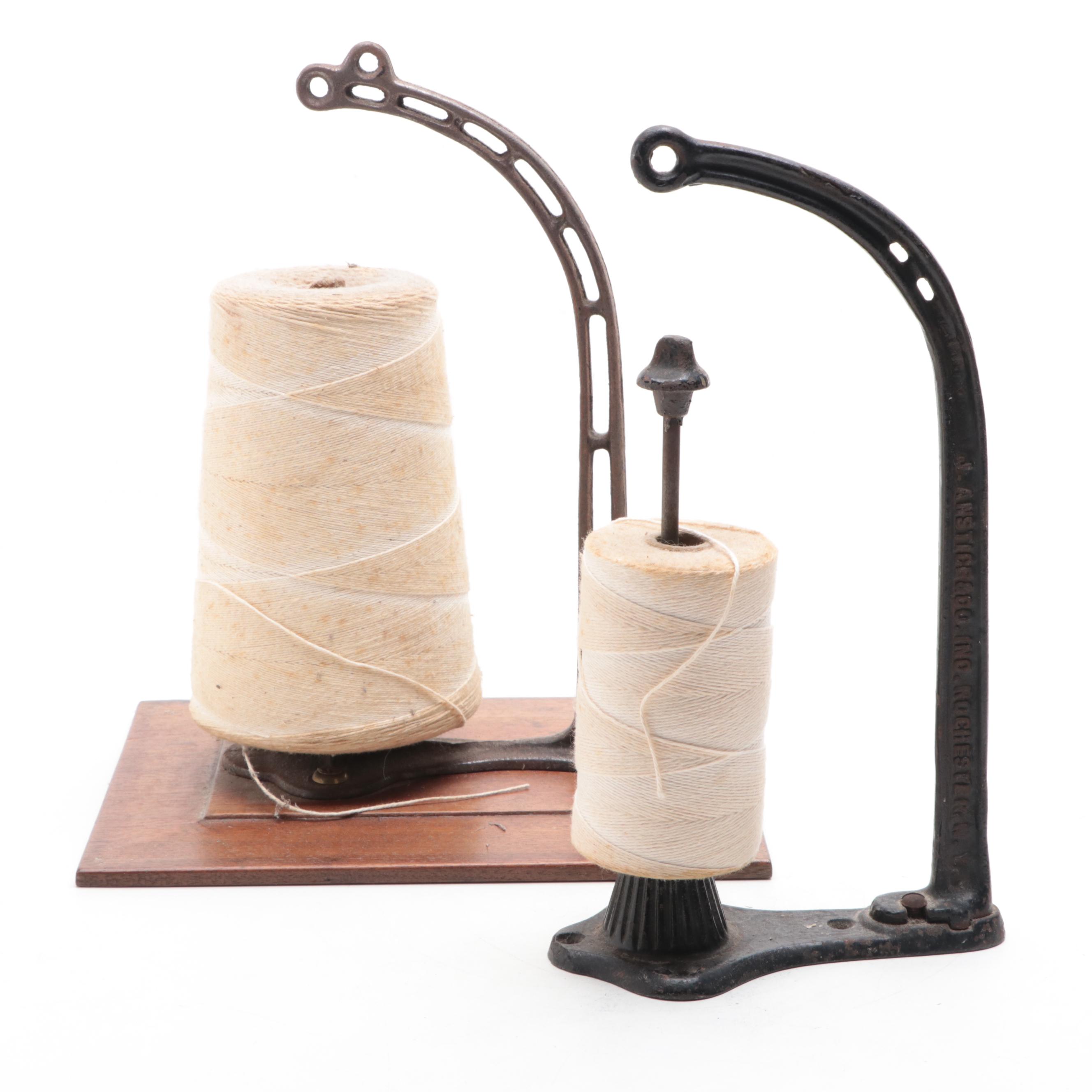 Mercantile Cast Iron String Holder, Early 20th Century