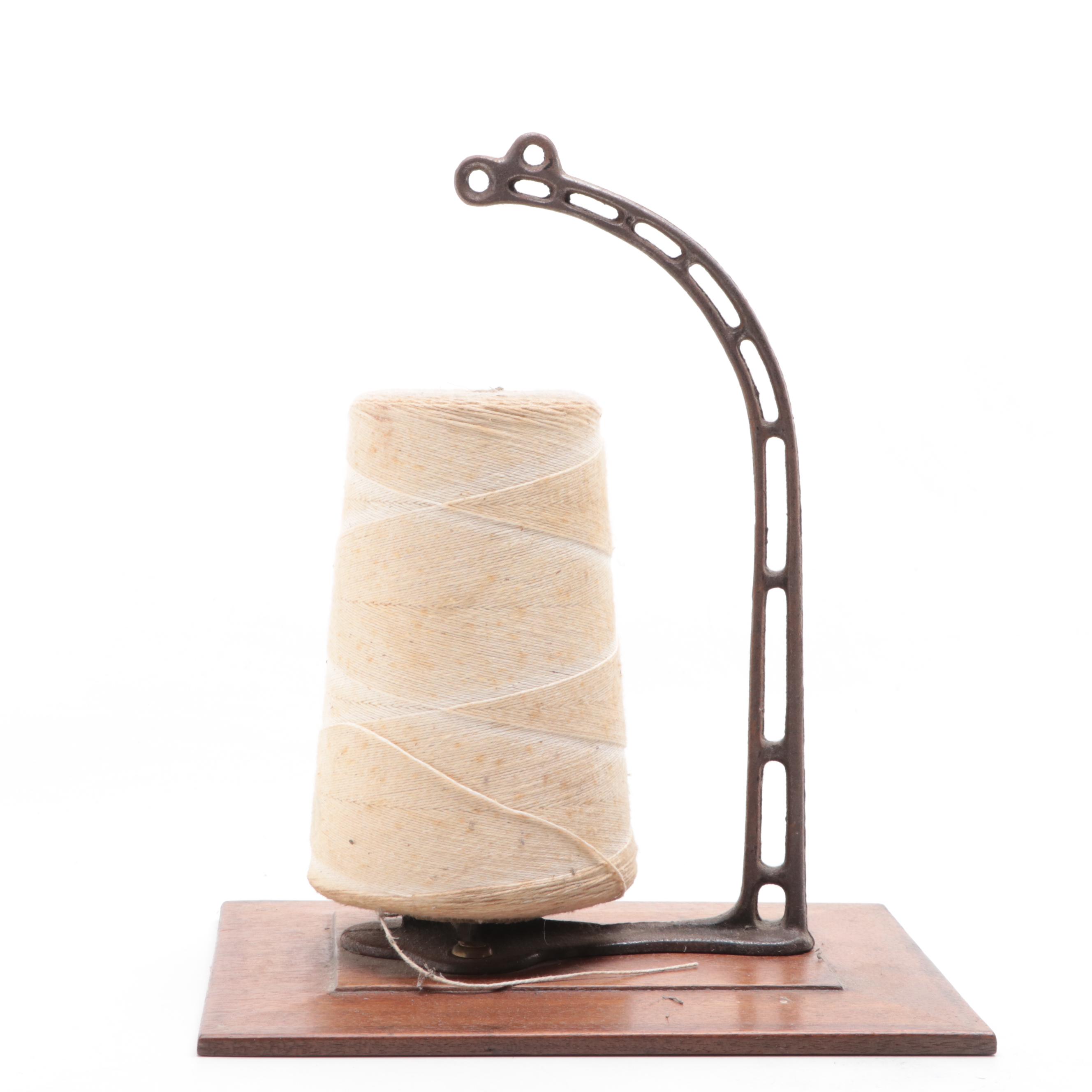 Mercantile Cast Iron String Holder, Early 20th Century