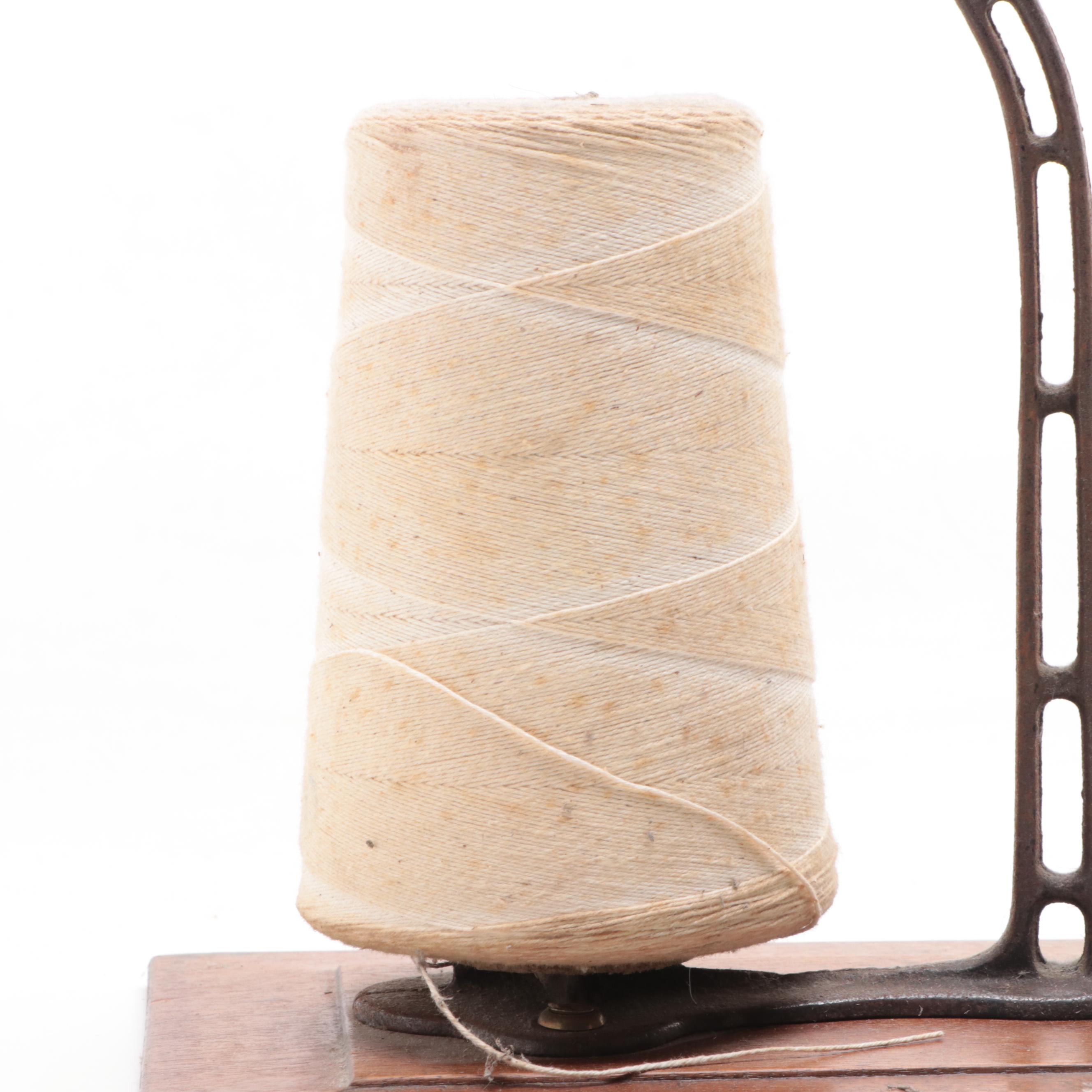 Mercantile Cast Iron String Holder, Early 20th Century