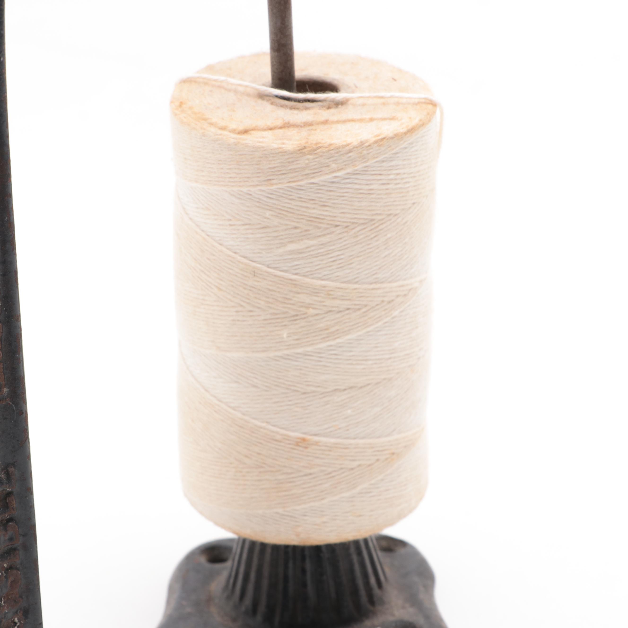 Mercantile Cast Iron String Holder, Early 20th Century
