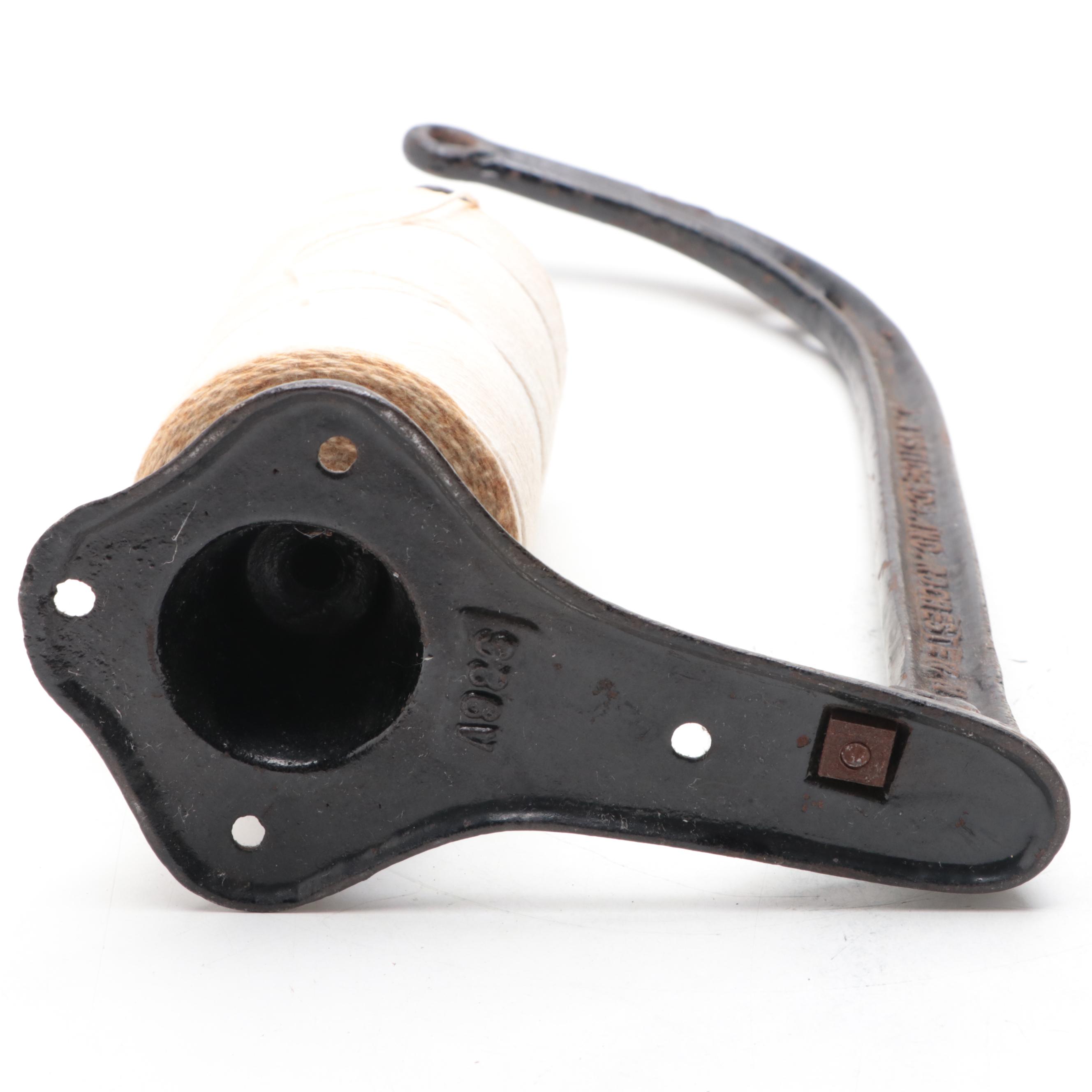 Mercantile Cast Iron String Holder, Early 20th Century