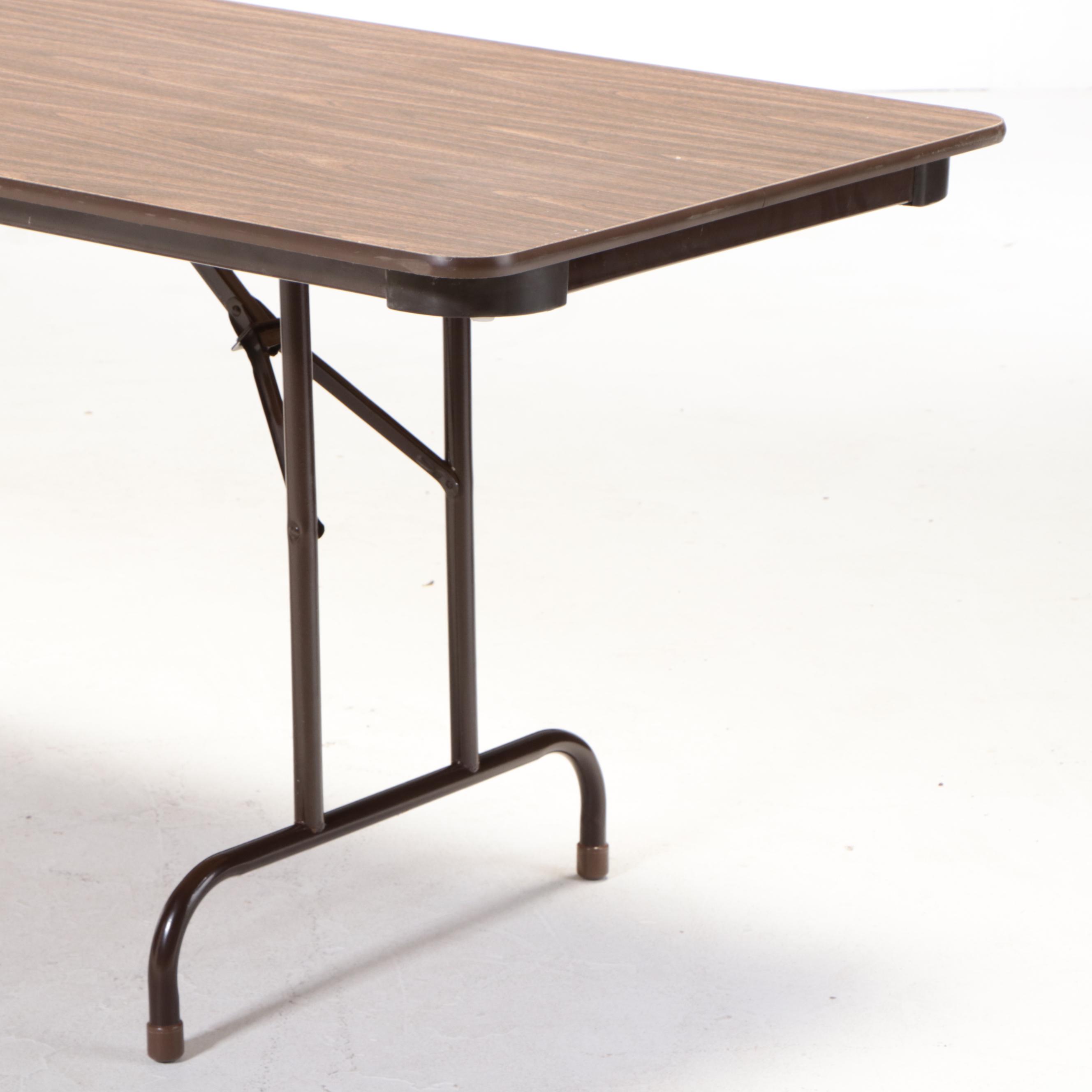 Virco Laminate and Steel Folding Table