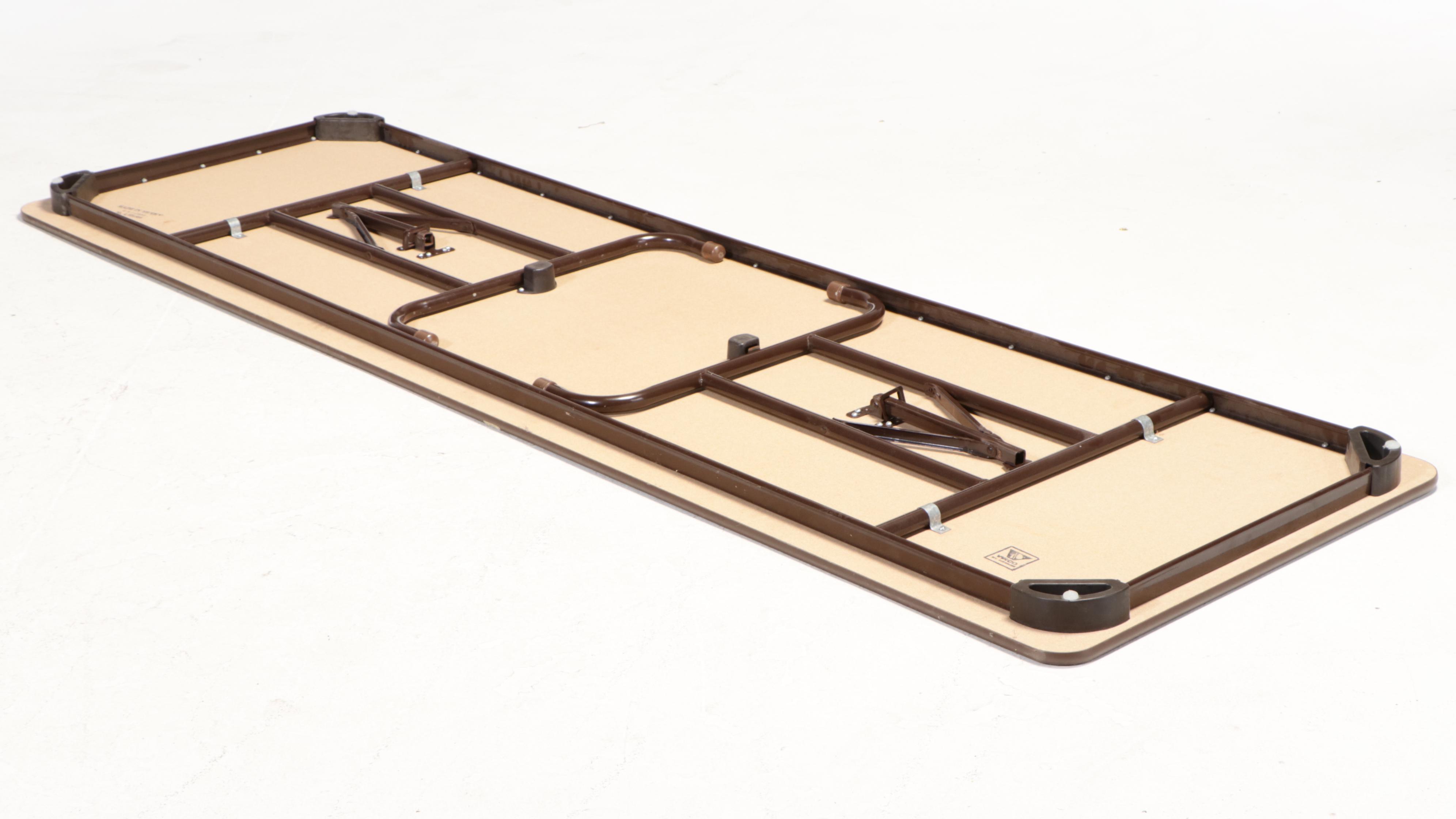 Virco Laminate and Steel Folding Table