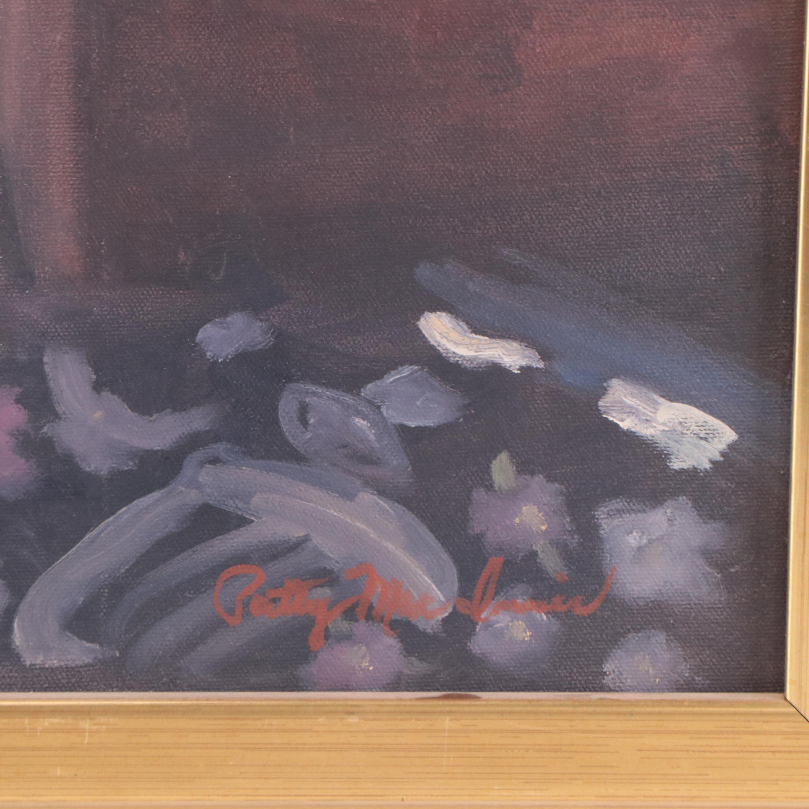 Patty MacInnis Still Life Oil Painting of Chair By Window