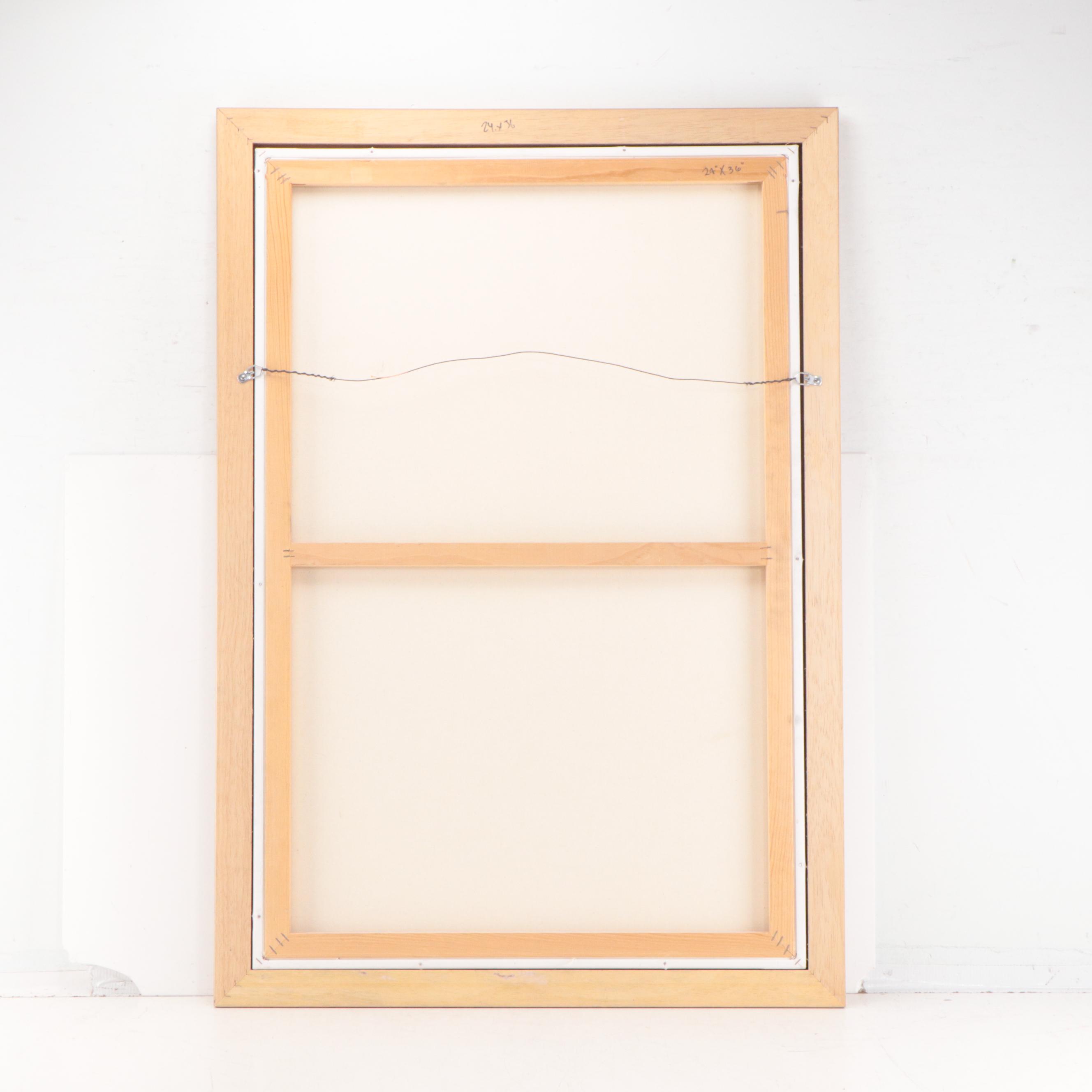 Patty MacInnis Still Life Oil Painting of Chair By Window