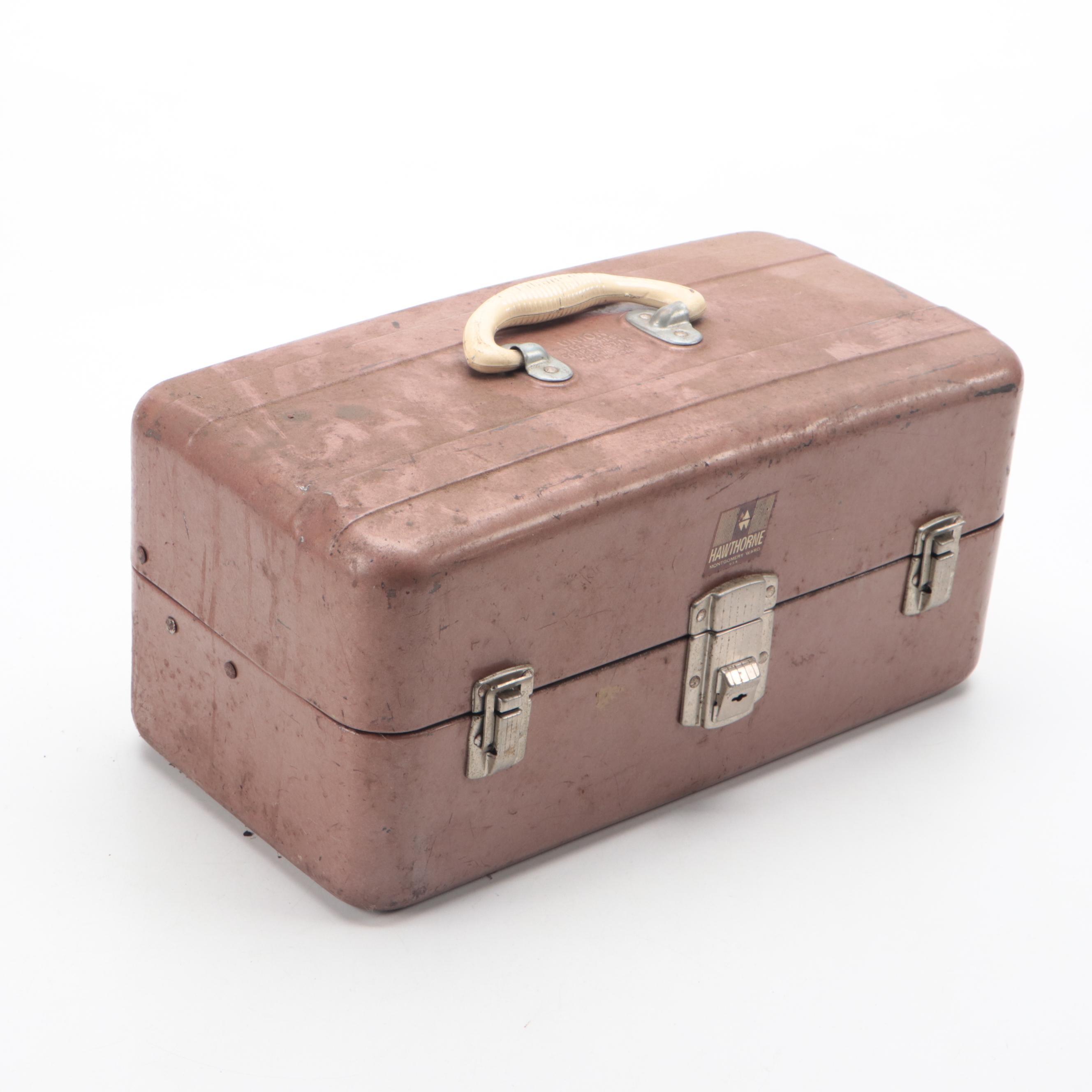 Tackle Box and Fishing Lure Collection