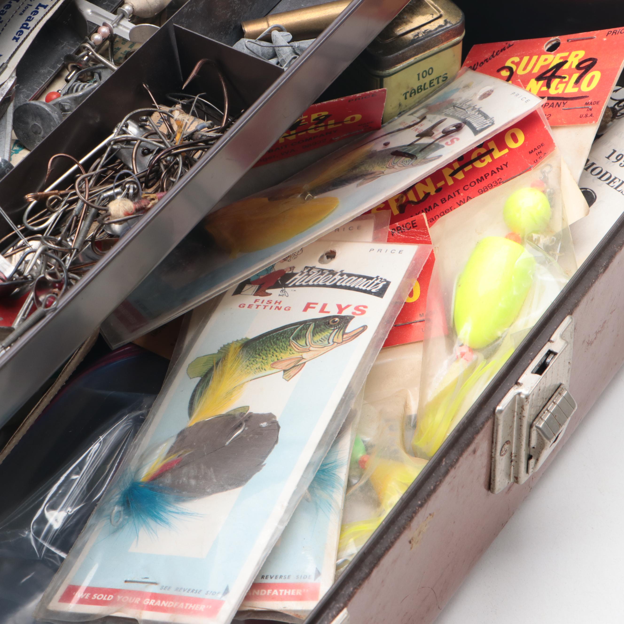 Tackle Box and Fishing Lure Collection
