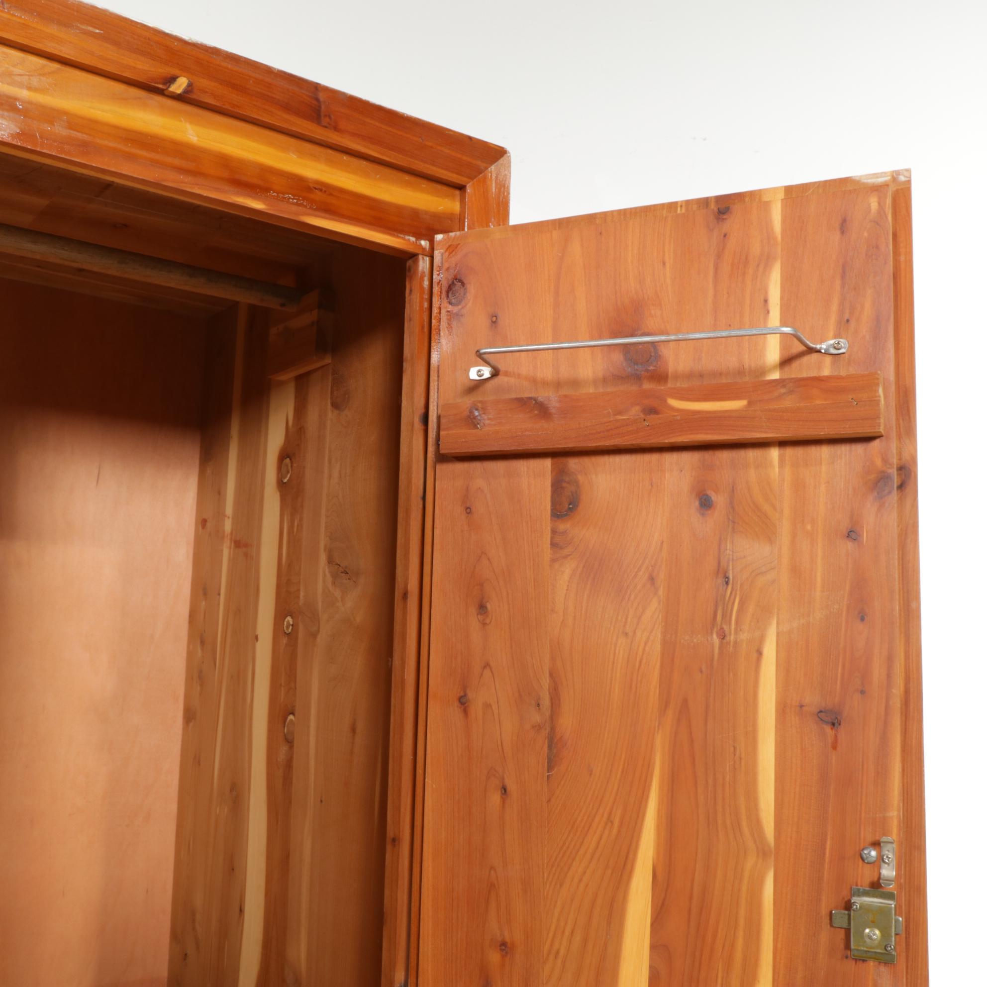 Murphy Cedar Armoire, Mid-20th Century