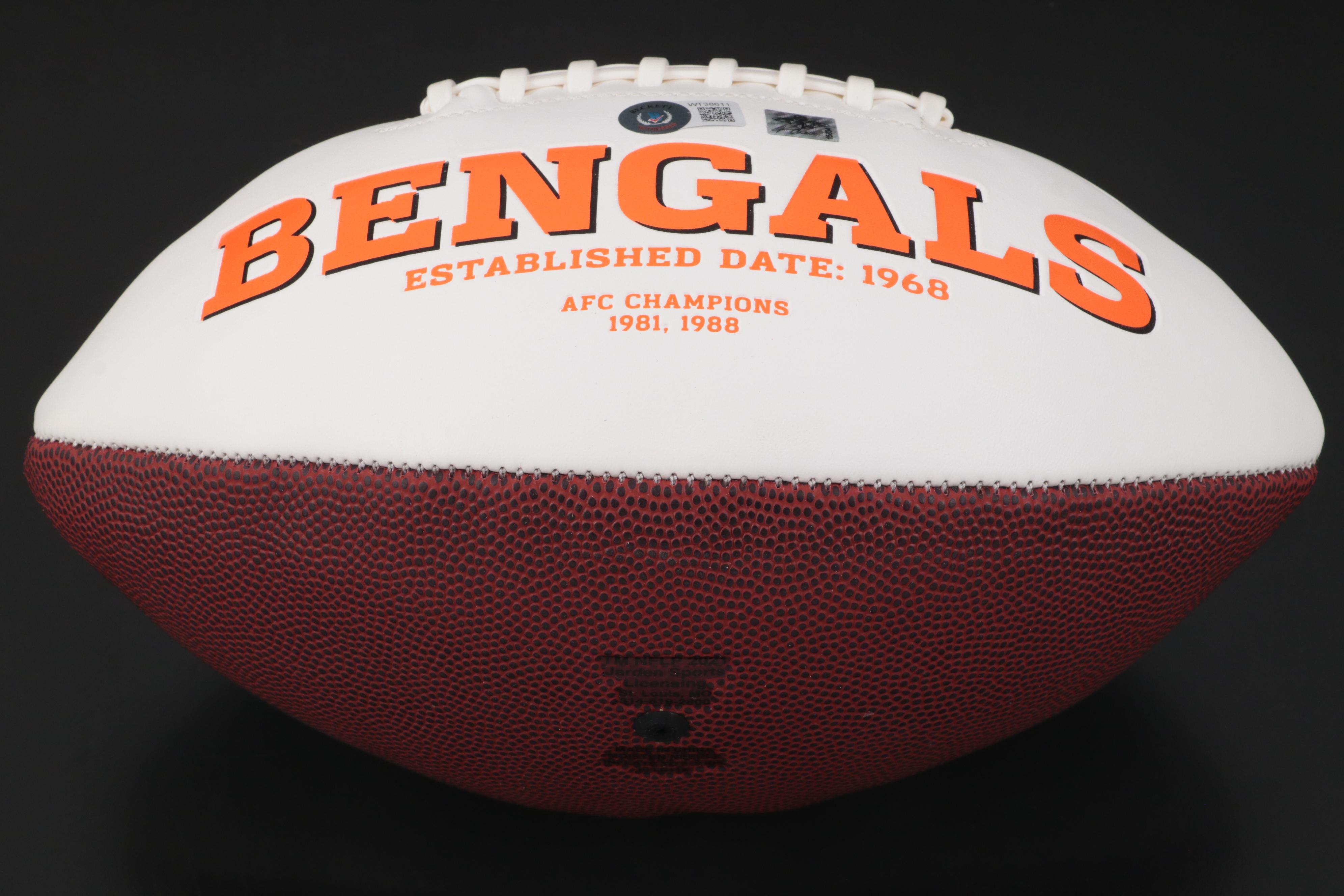 Ja'Marr Chase Signed Cincinnati Bengals Football