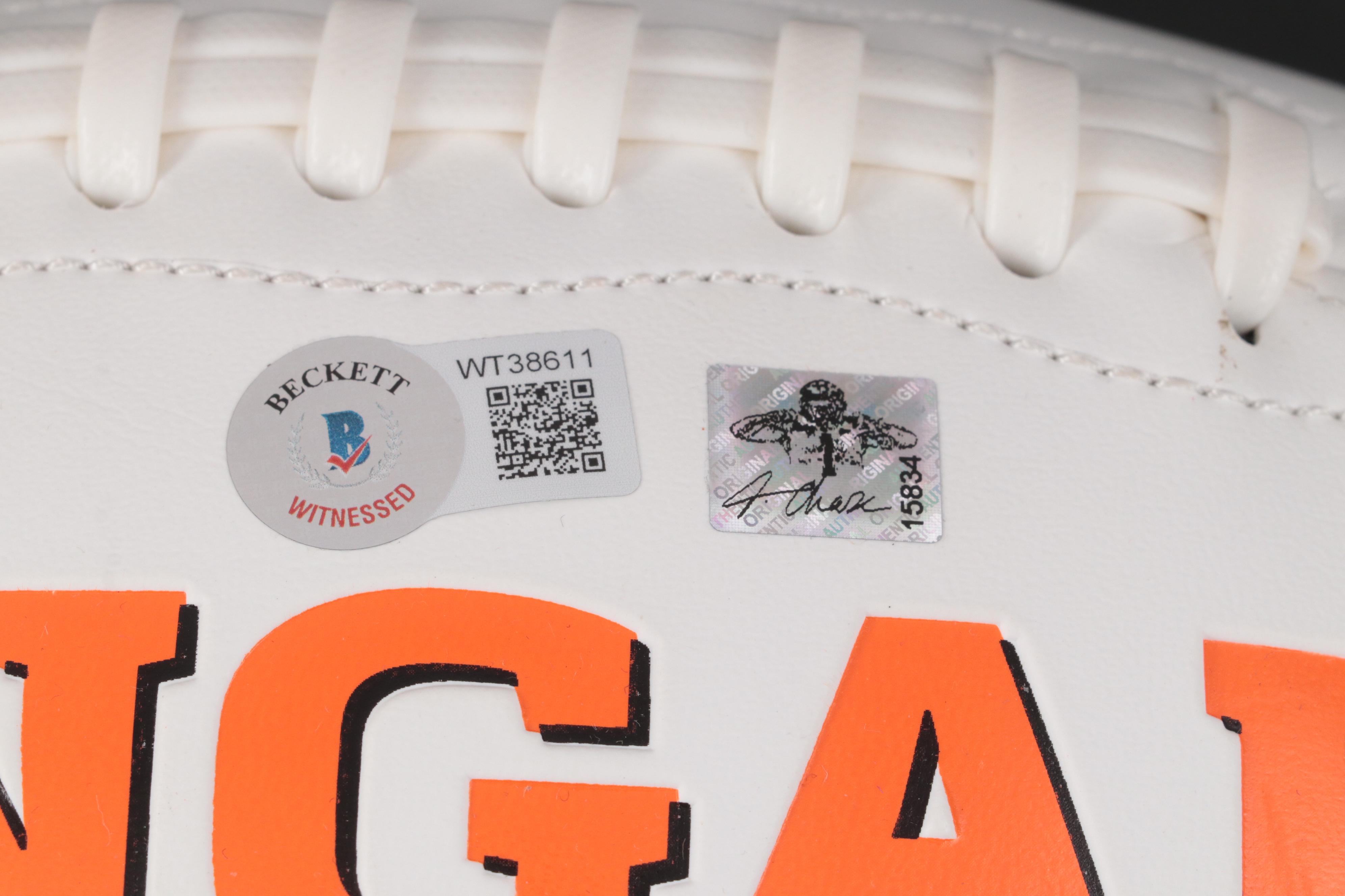 Ja'Marr Chase Signed Cincinnati Bengals Football