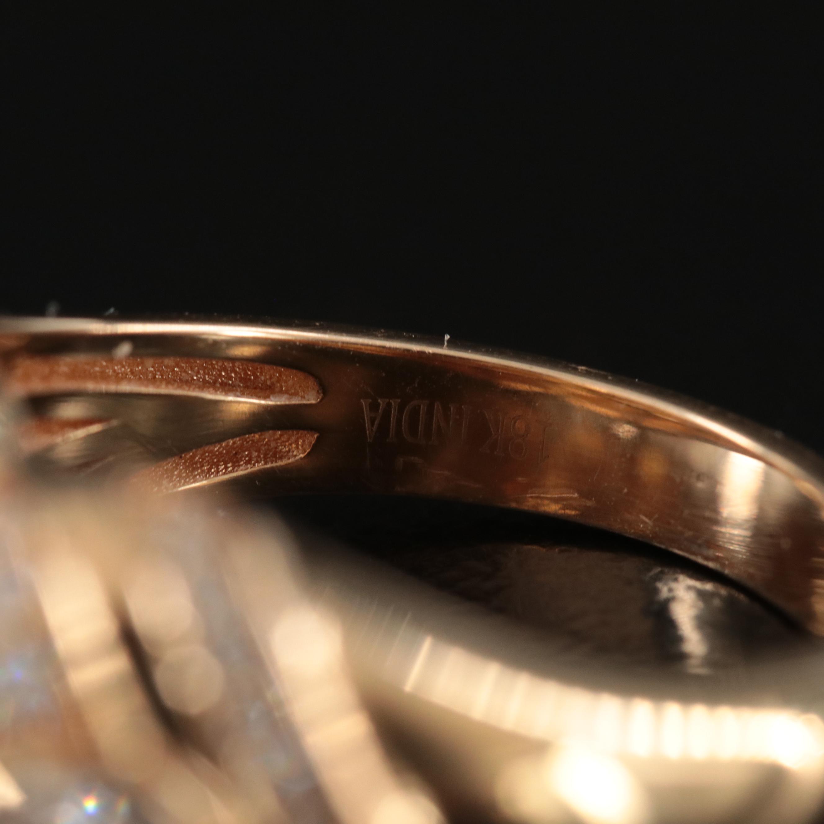 Chromia 18K Andradite and Diamond Ring