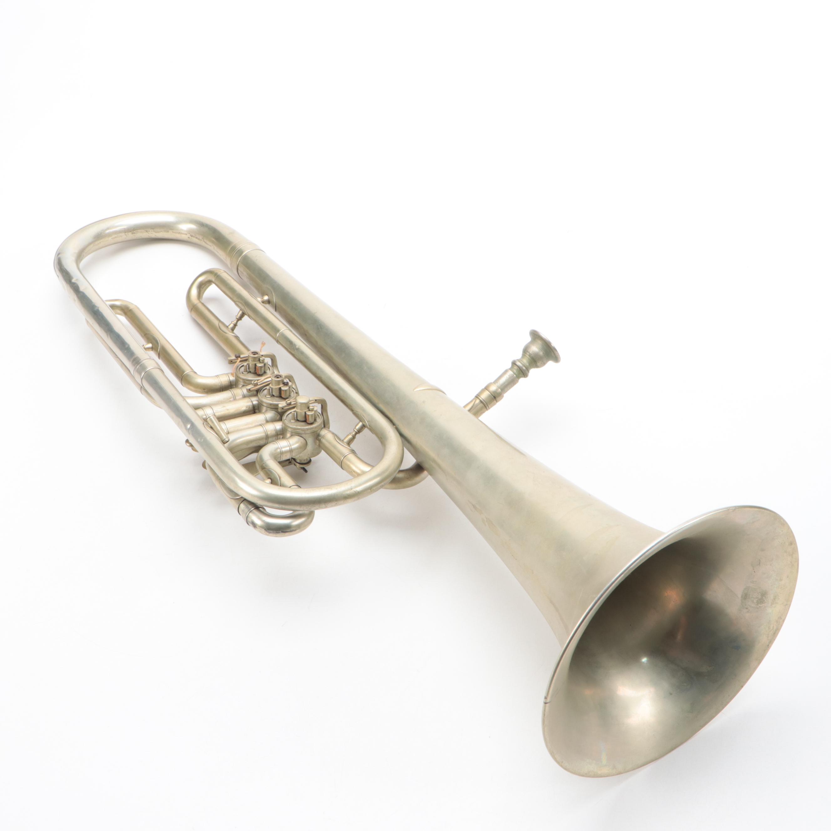 Boston Musical Instrument Manufactory Rotary Valve Alto Horn, Late 19th C