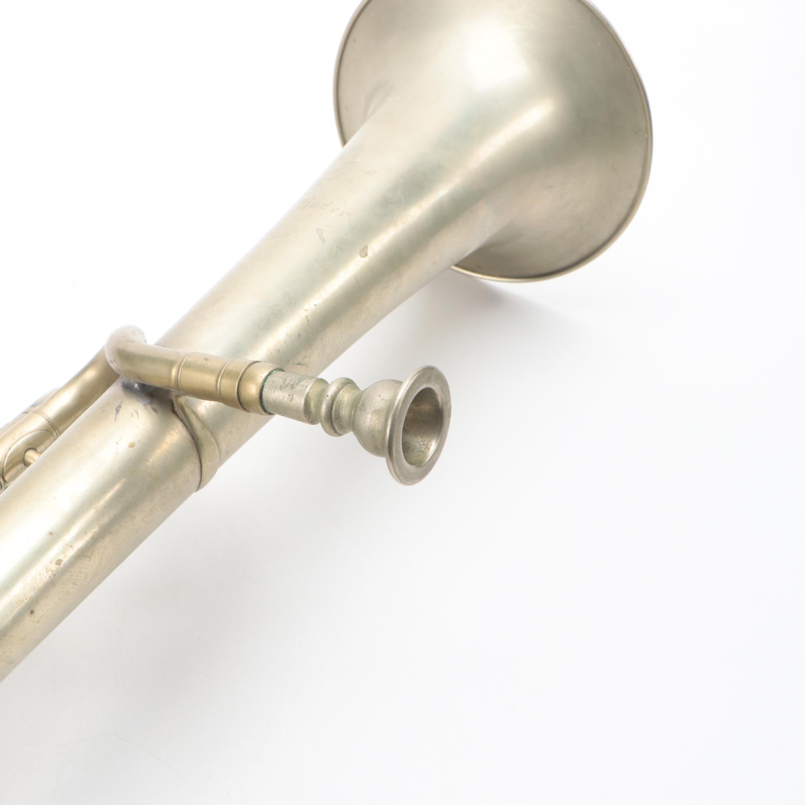 Boston Musical Instrument Manufactory Rotary Valve Alto Horn, Late 19th C