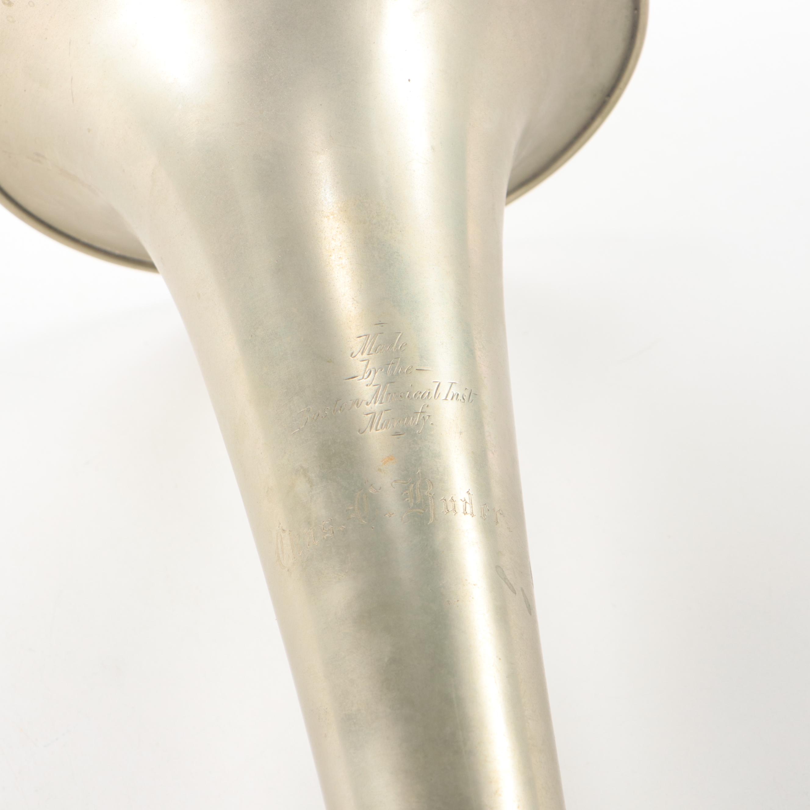 Boston Musical Instrument Manufactory Rotary Valve Alto Horn, Late 19th C