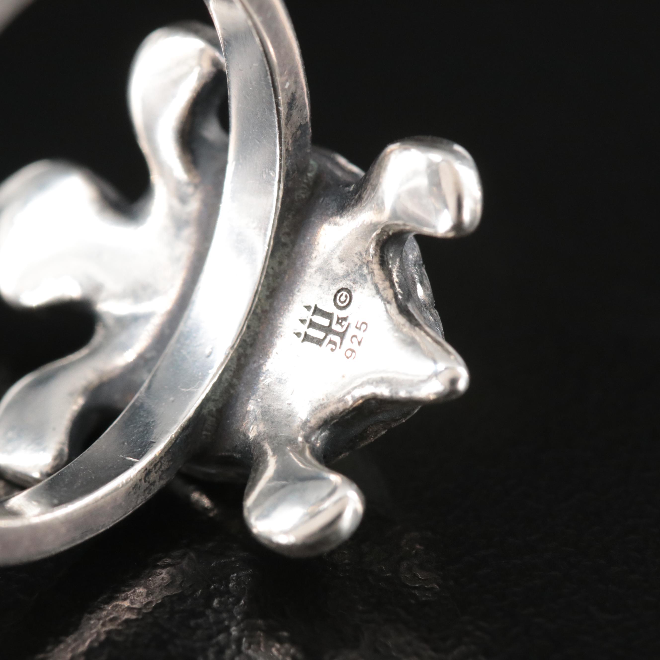 James Avery Sterling Mother-of-Pearl Turtle Ring