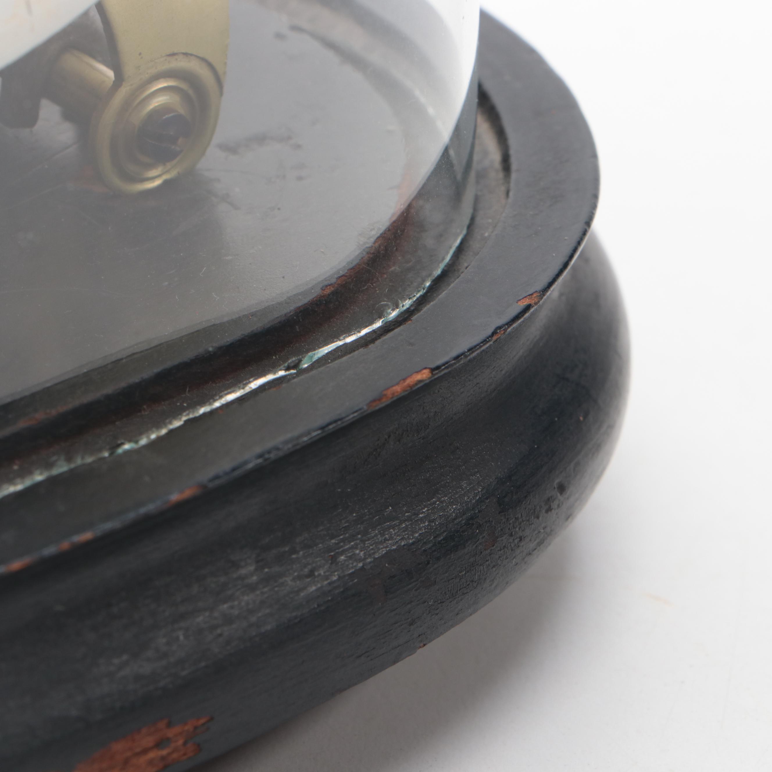 Victorian Brass Cloche Dome Skeleton Clock, Late 19th/ Early 20th Century