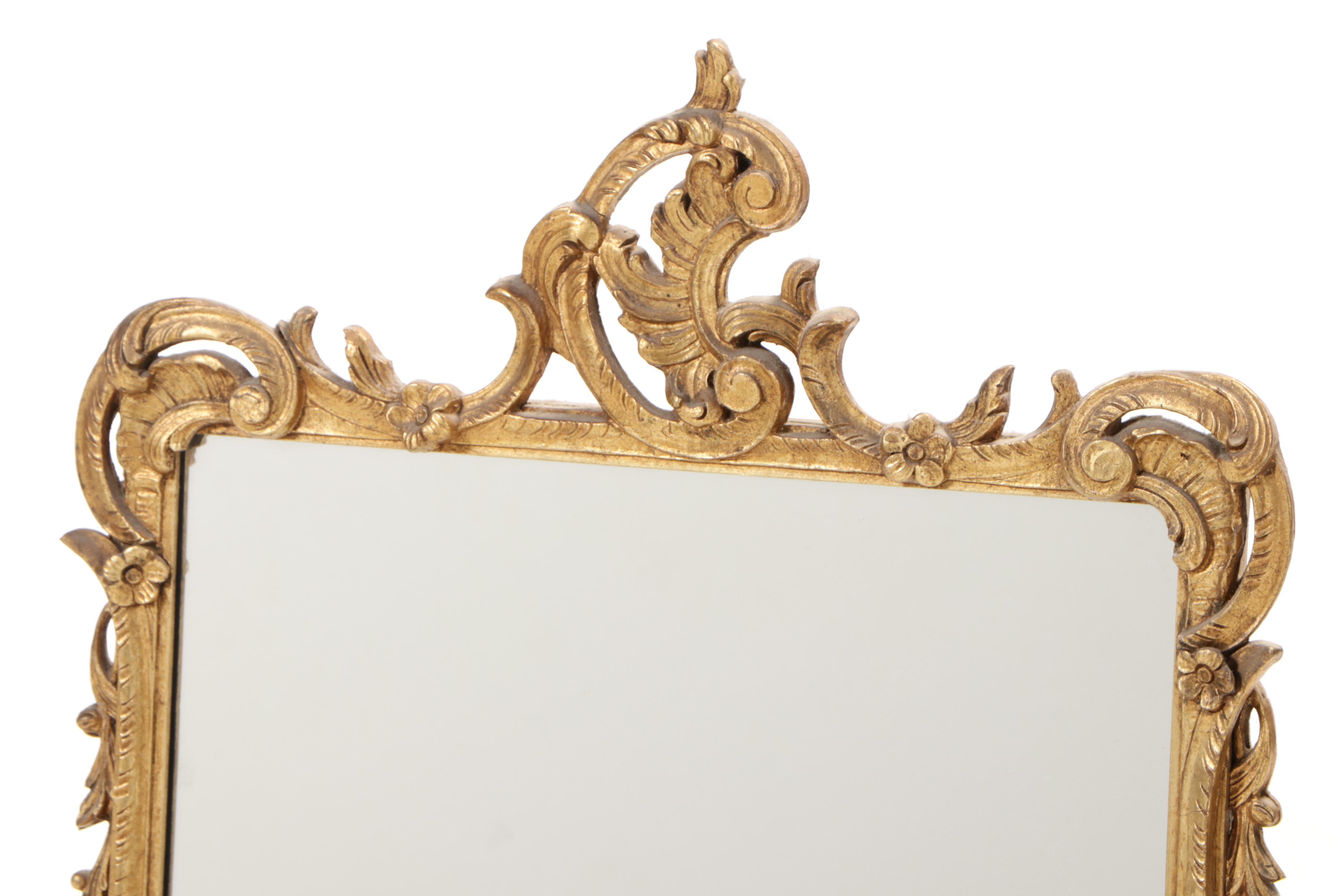 George III Style Giltwood and Composition Mirror, Early to Mid 20th Century