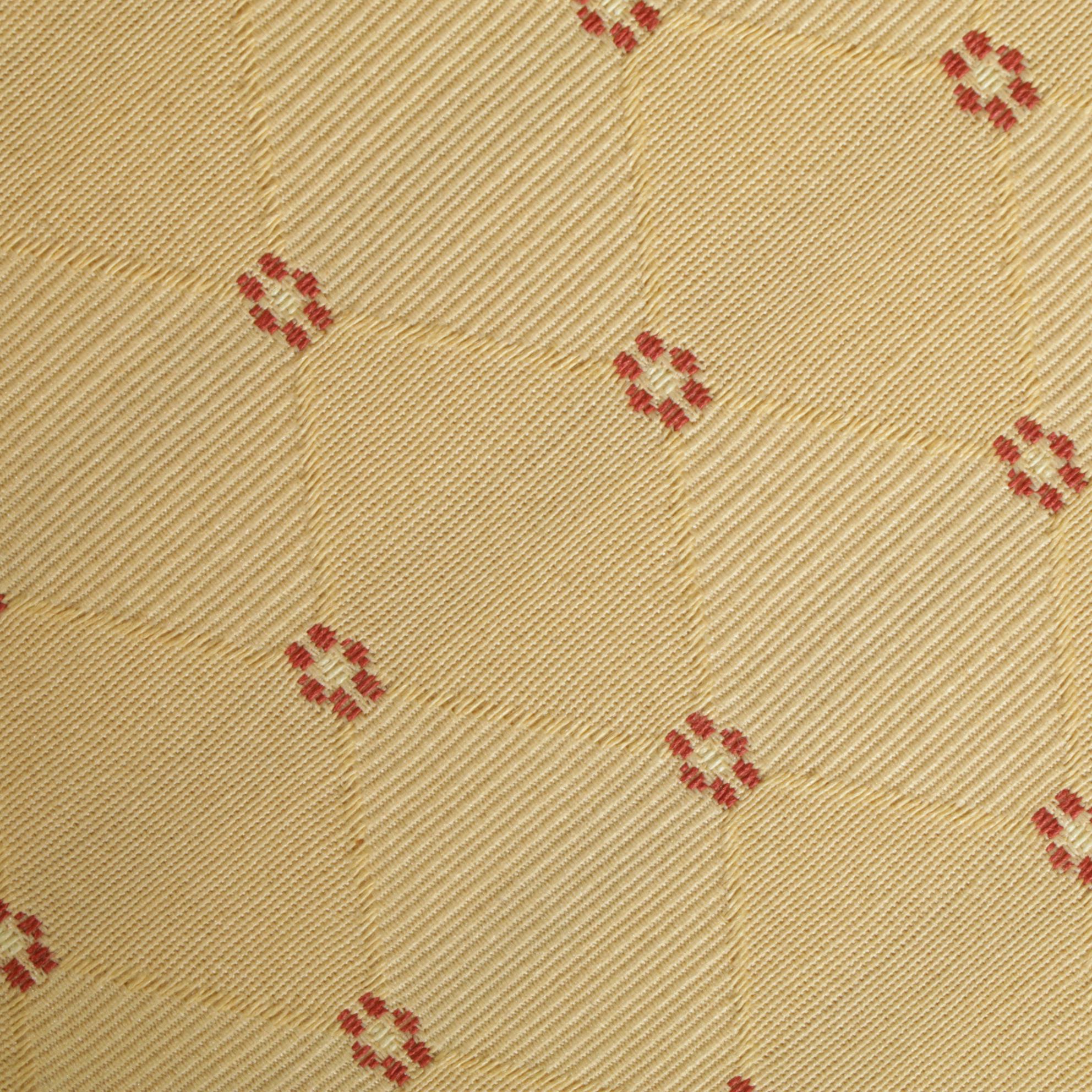 Four Custom-Upholstered and Mahogany-Stained Dining Chairs