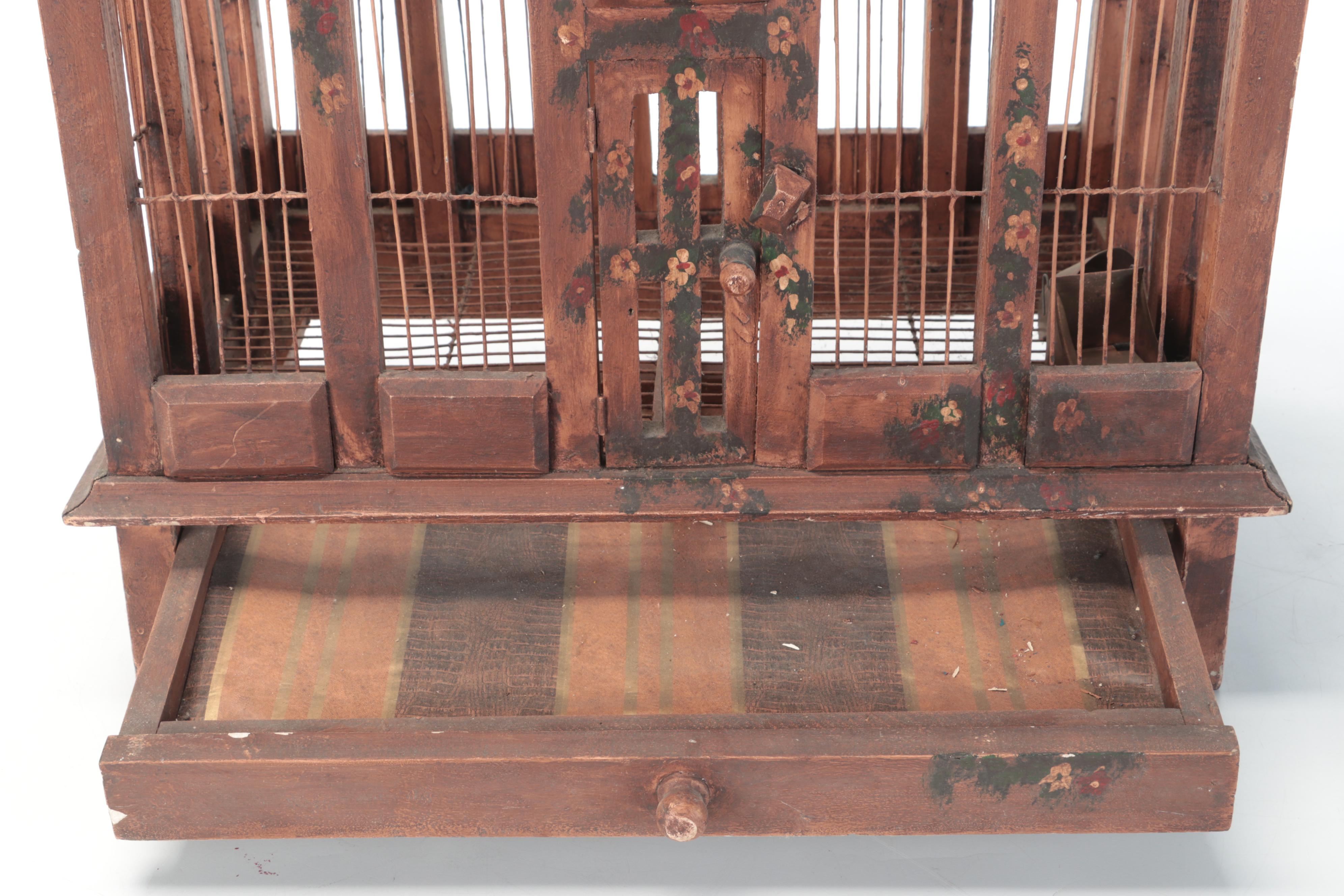 Hand-Crafted Victorian Bird Cage