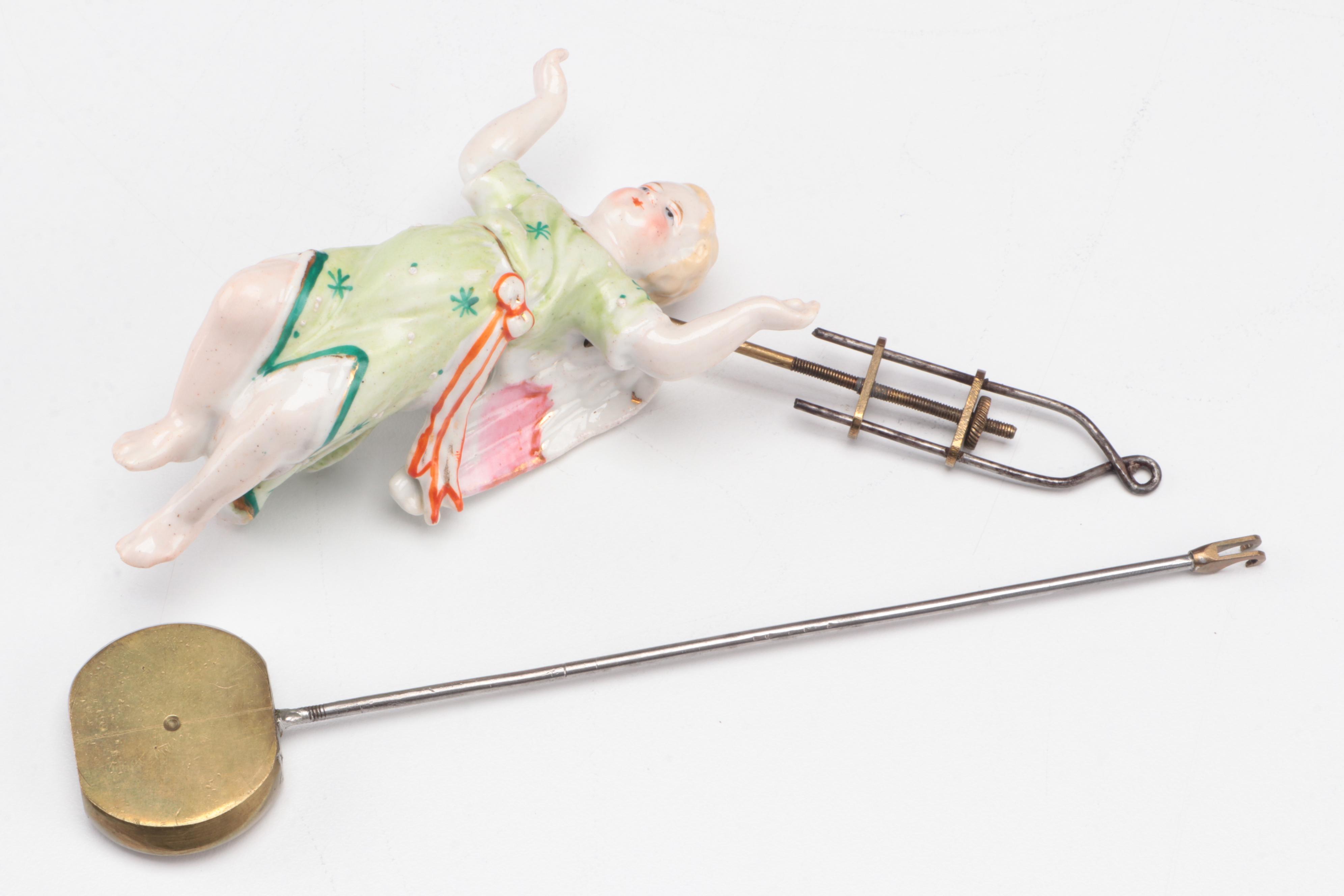 H.J. Davies Crystal Gem Dome Mantel Clock and Mirror, 1875