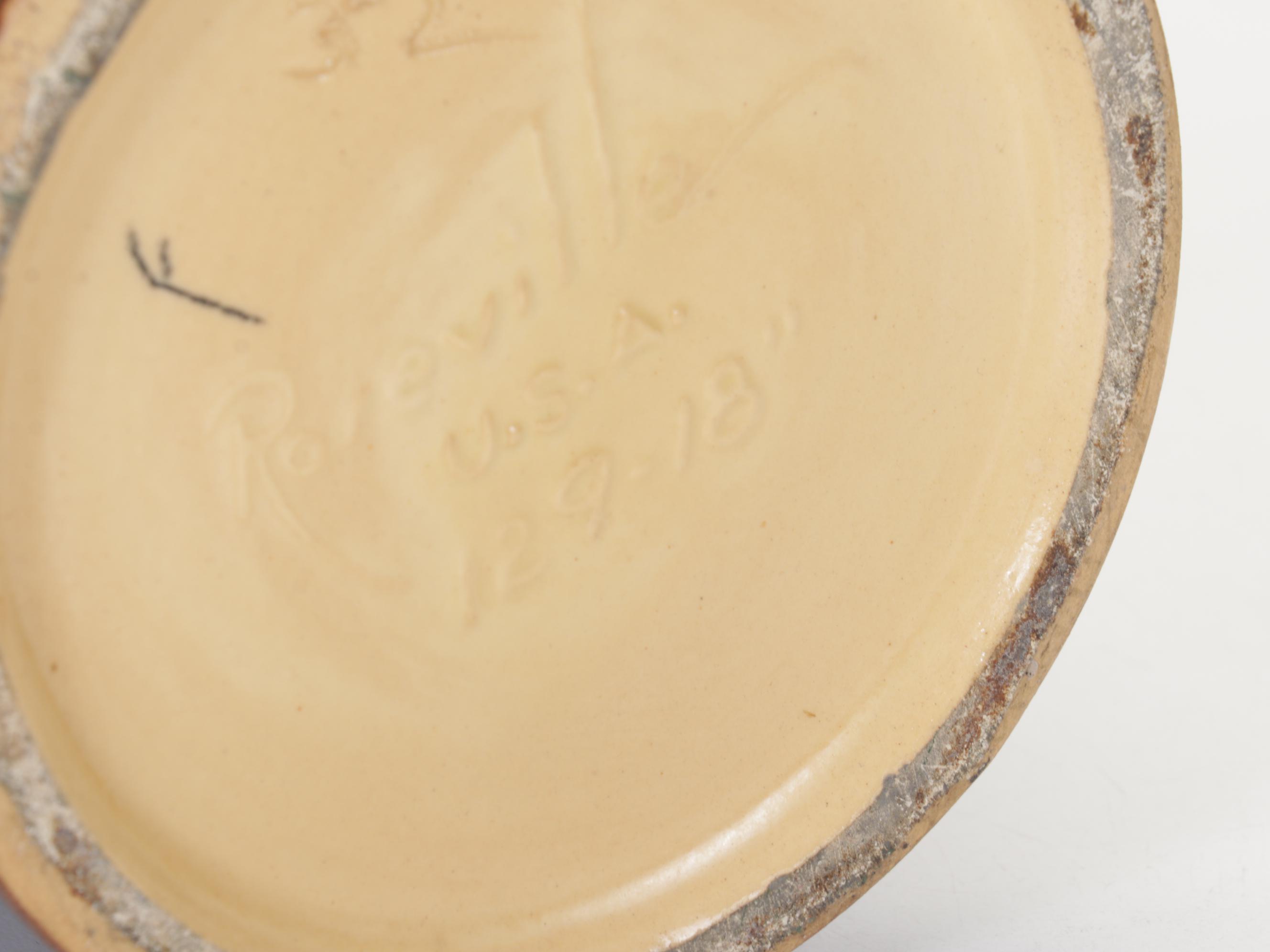 Roseville "Freesia" Brown Vase, 1940s