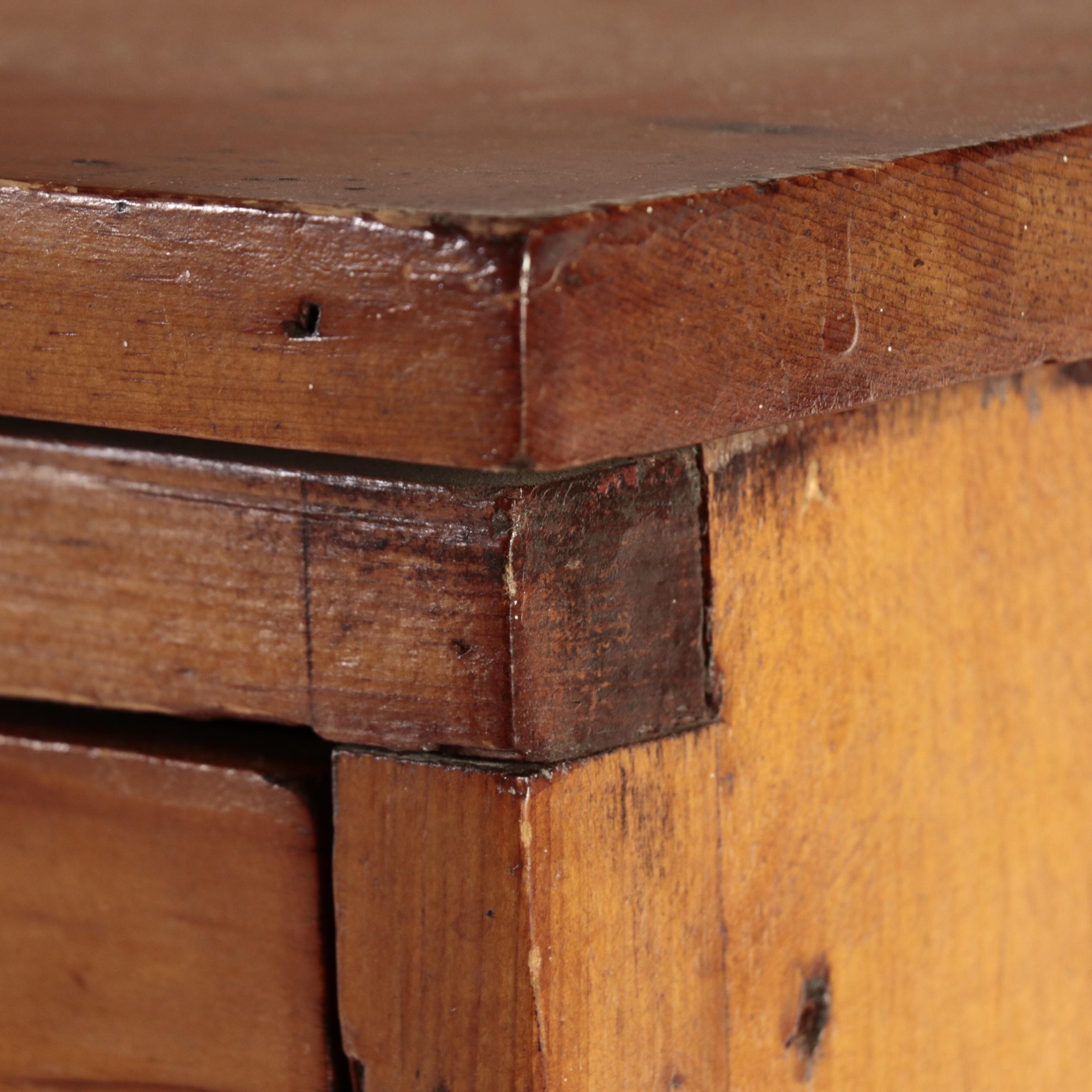American Primitive Pine Jelly Cupboard, 19th Century