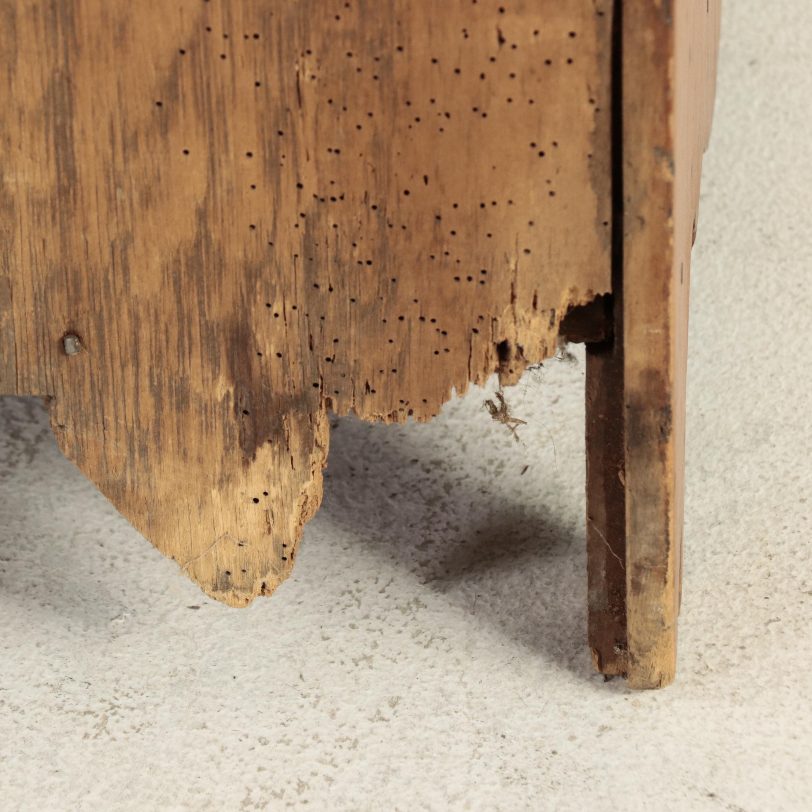 American Primitive Pine Jelly Cupboard, 19th Century