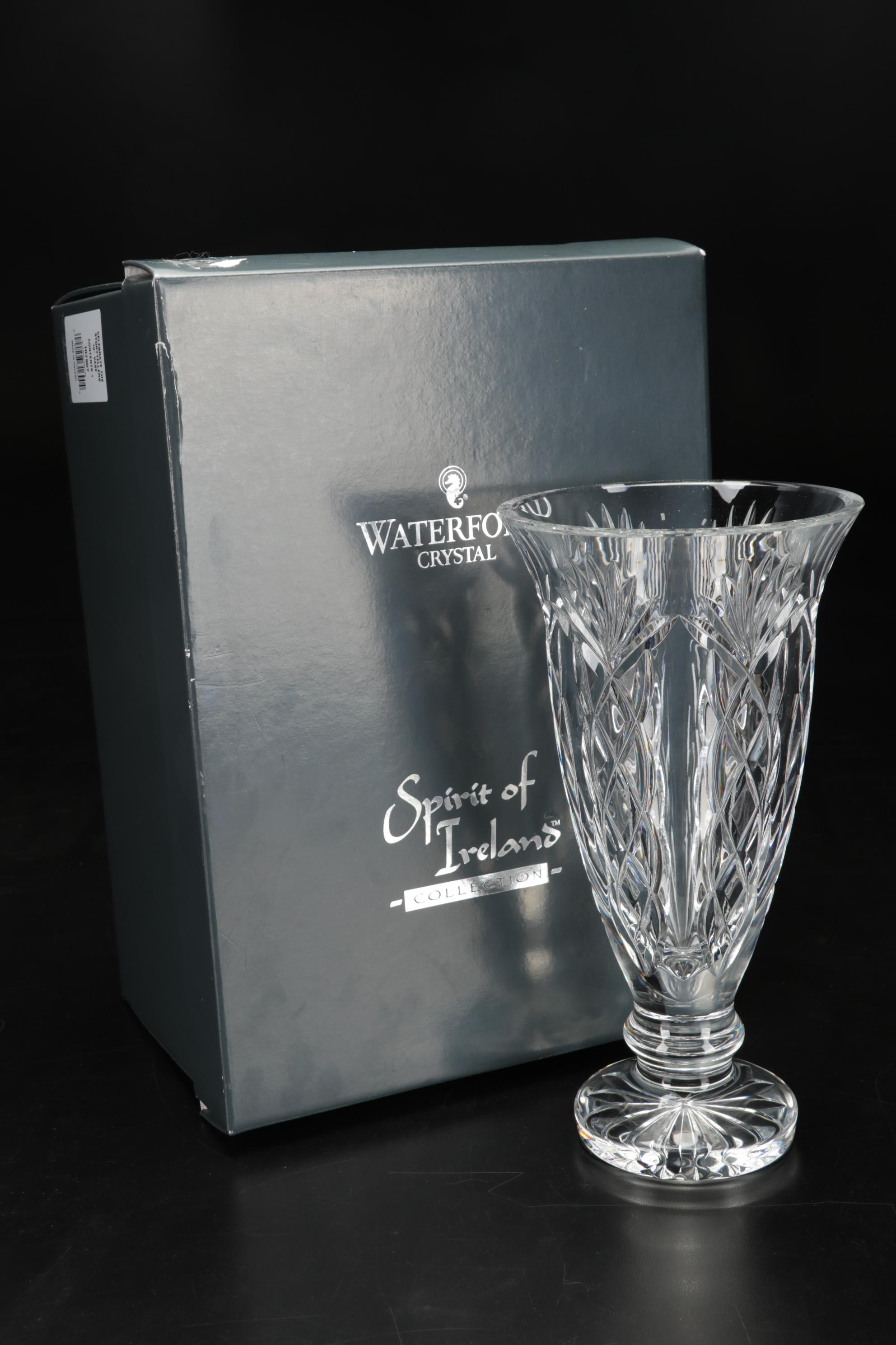 Waterford Crystal Spirit of Ireland Collection "Celebrate the Storytellers" Vase
