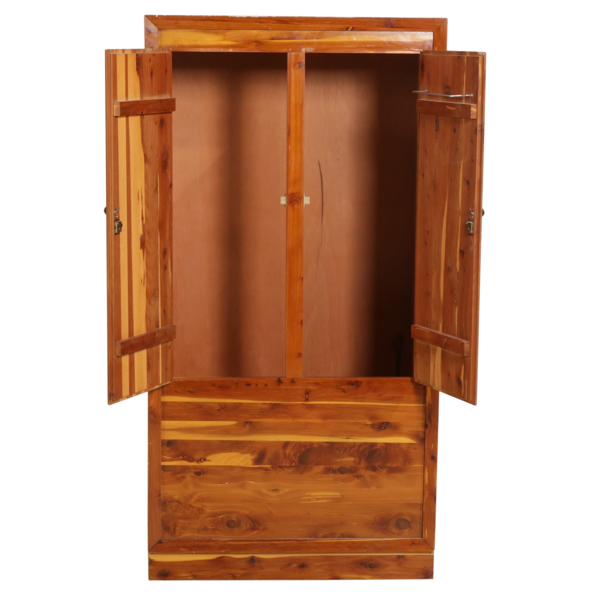 Murphy Cedar Armoire, Mid-20th Century