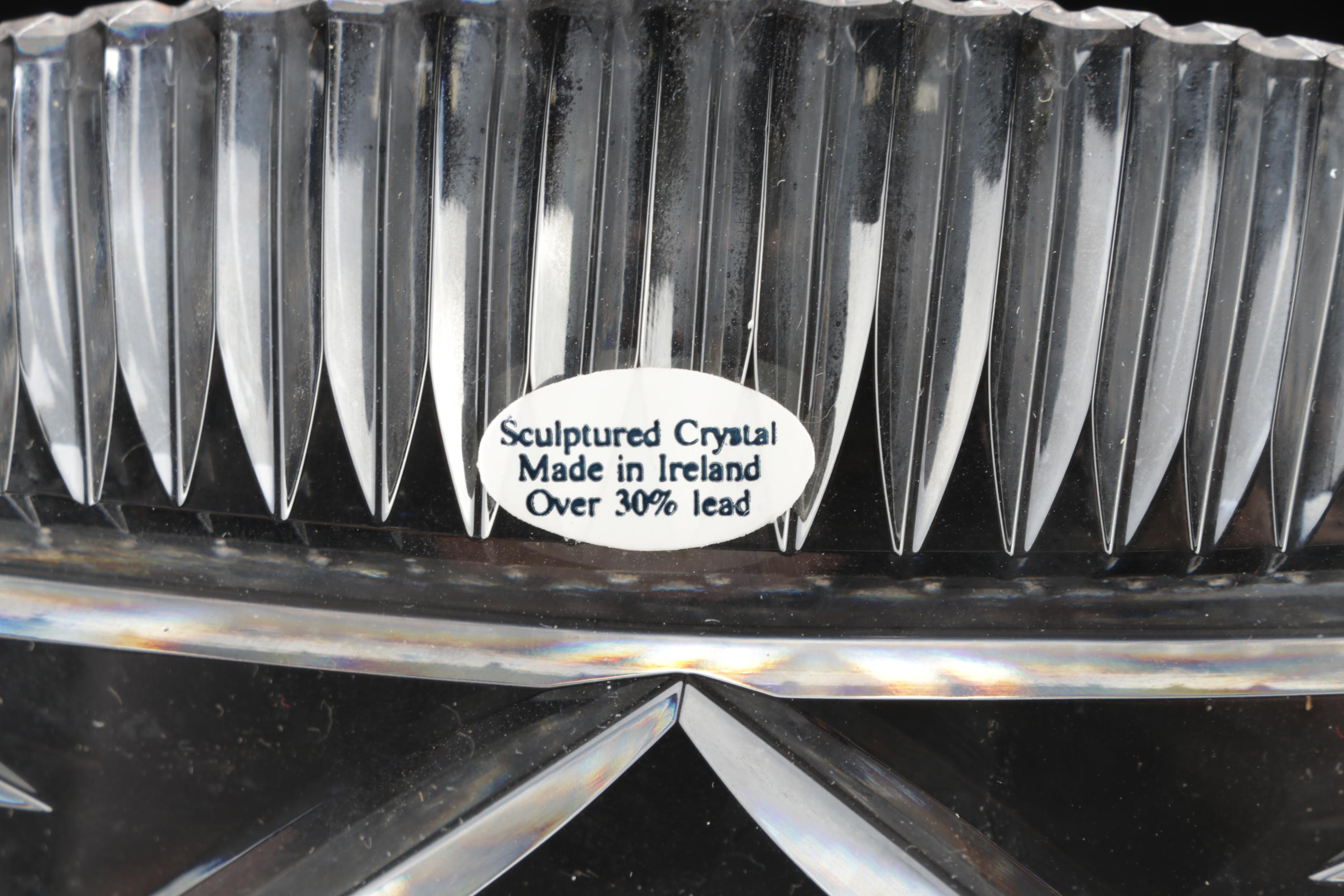 Tipperary Crystal "Slievenamon" Tumblers with Irish Crystal Master Cut Bowl