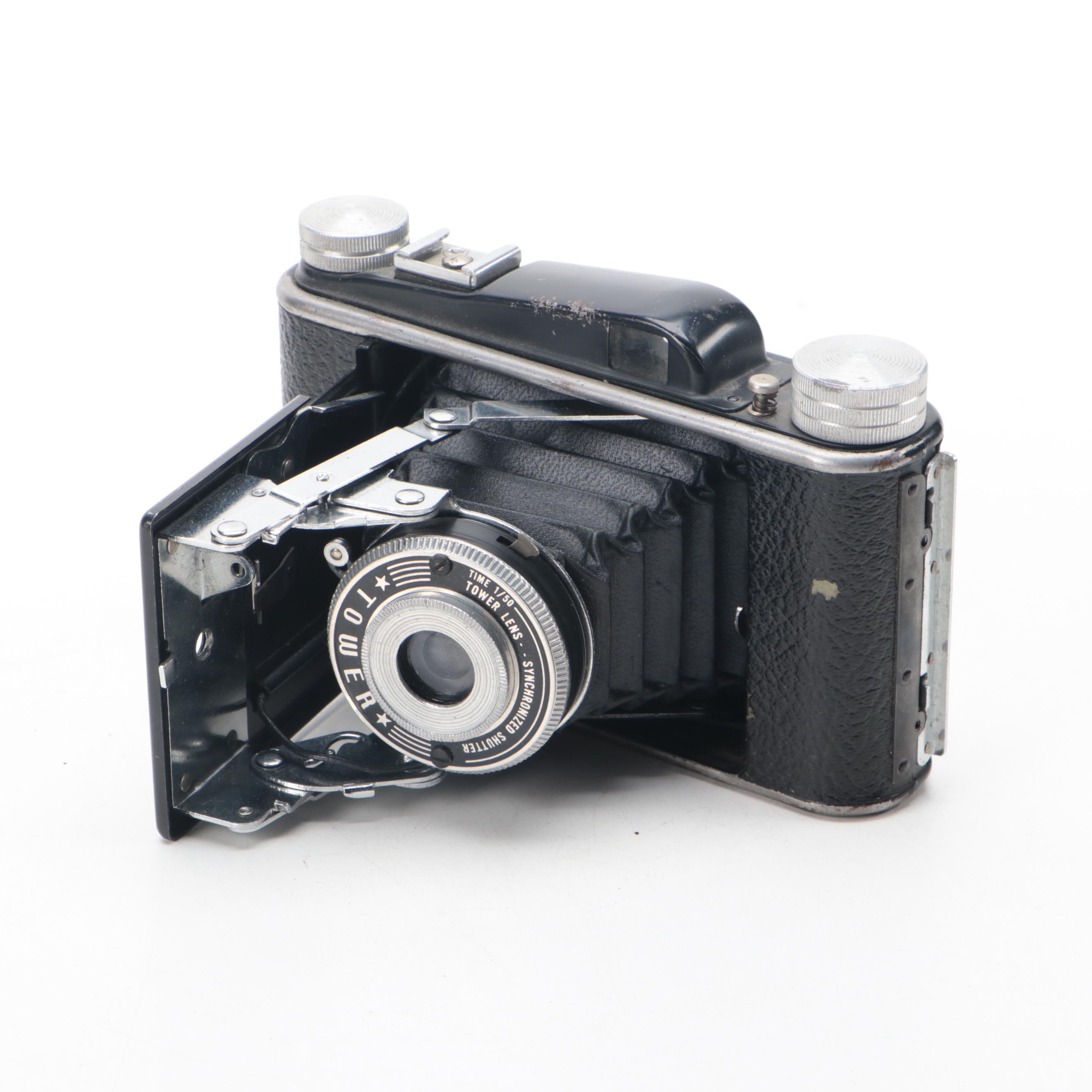 Kodak Six-16 Brownie Junior Camera with Tower Folding Camera and More