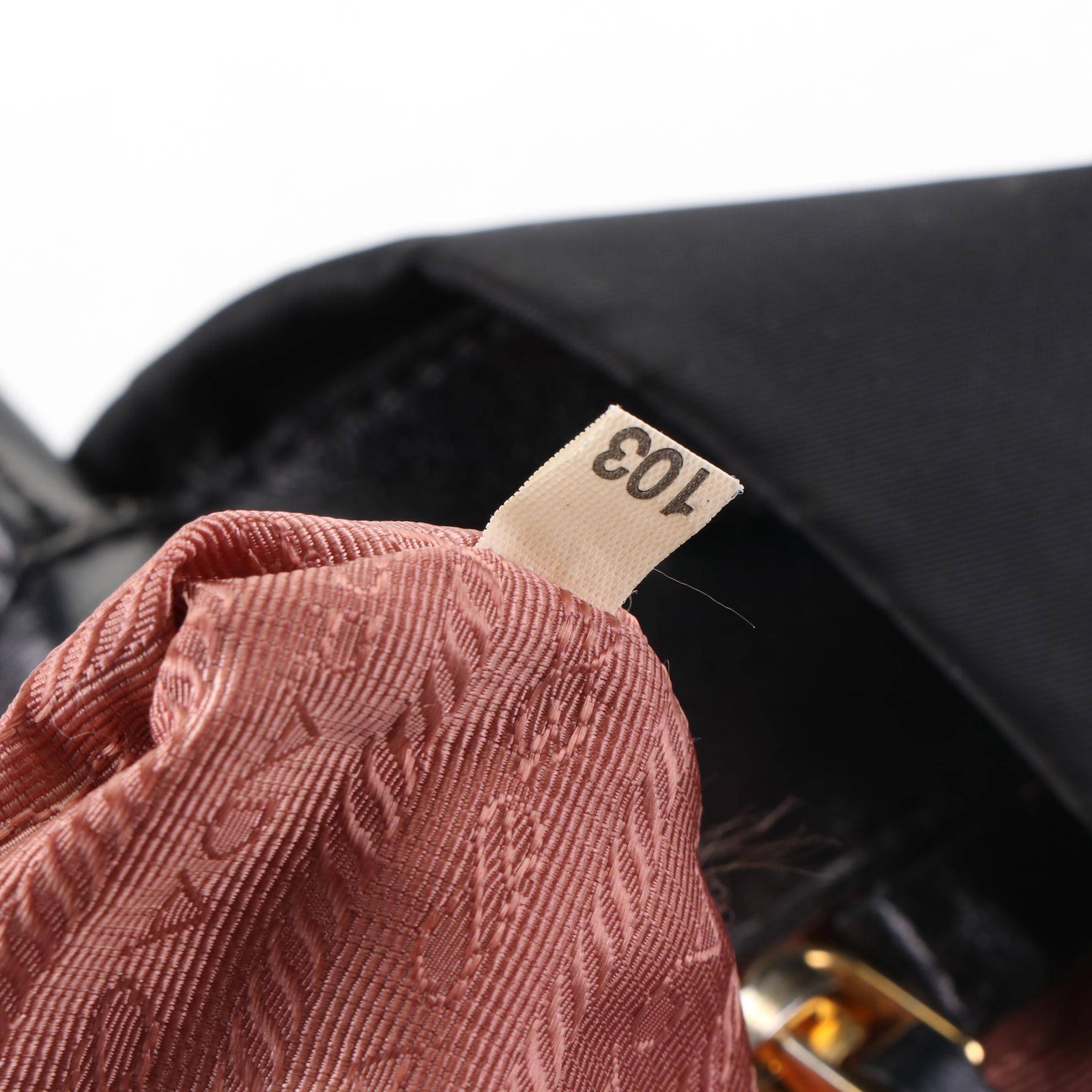 Prada Fiocco Bow Handbag in Tessuto Nylon and Leather