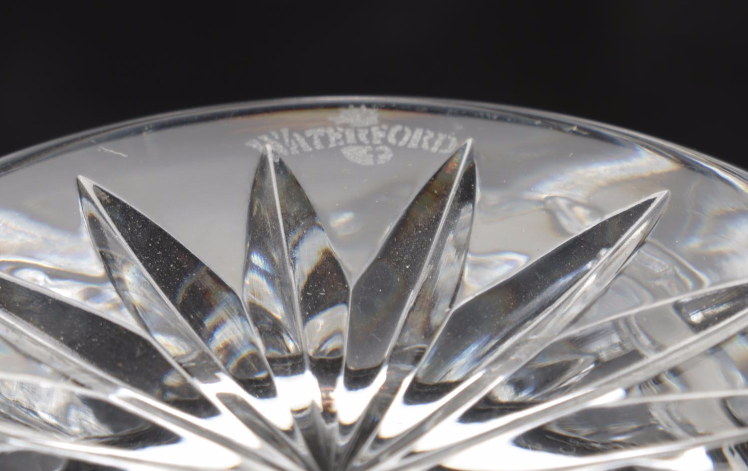 Waterford "Happiness" Millennium Series Double Old-Fashioned Glasses