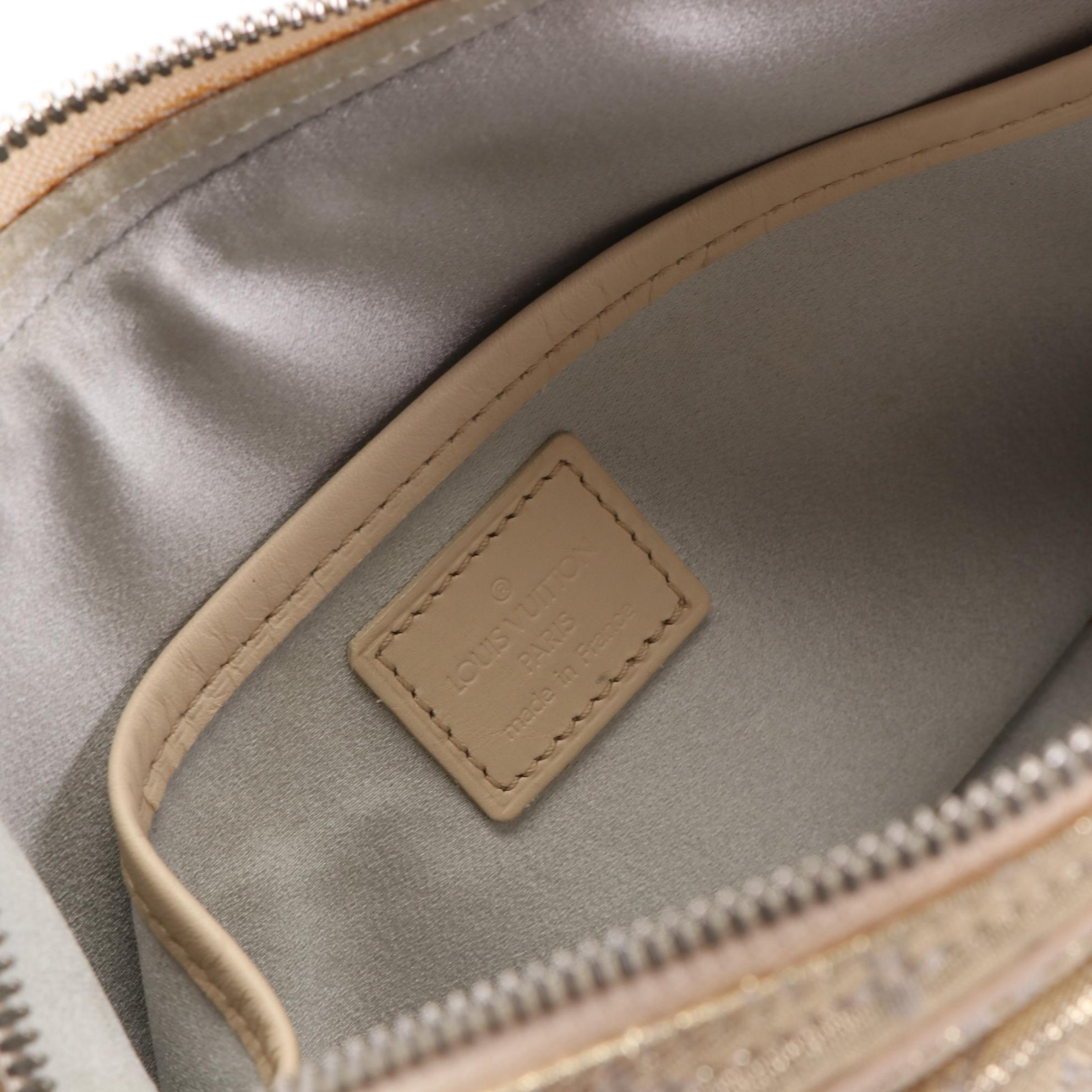 Louis Vuitton Limited Edition McKenna Bag in Gold Mini Lin Shine Canvas