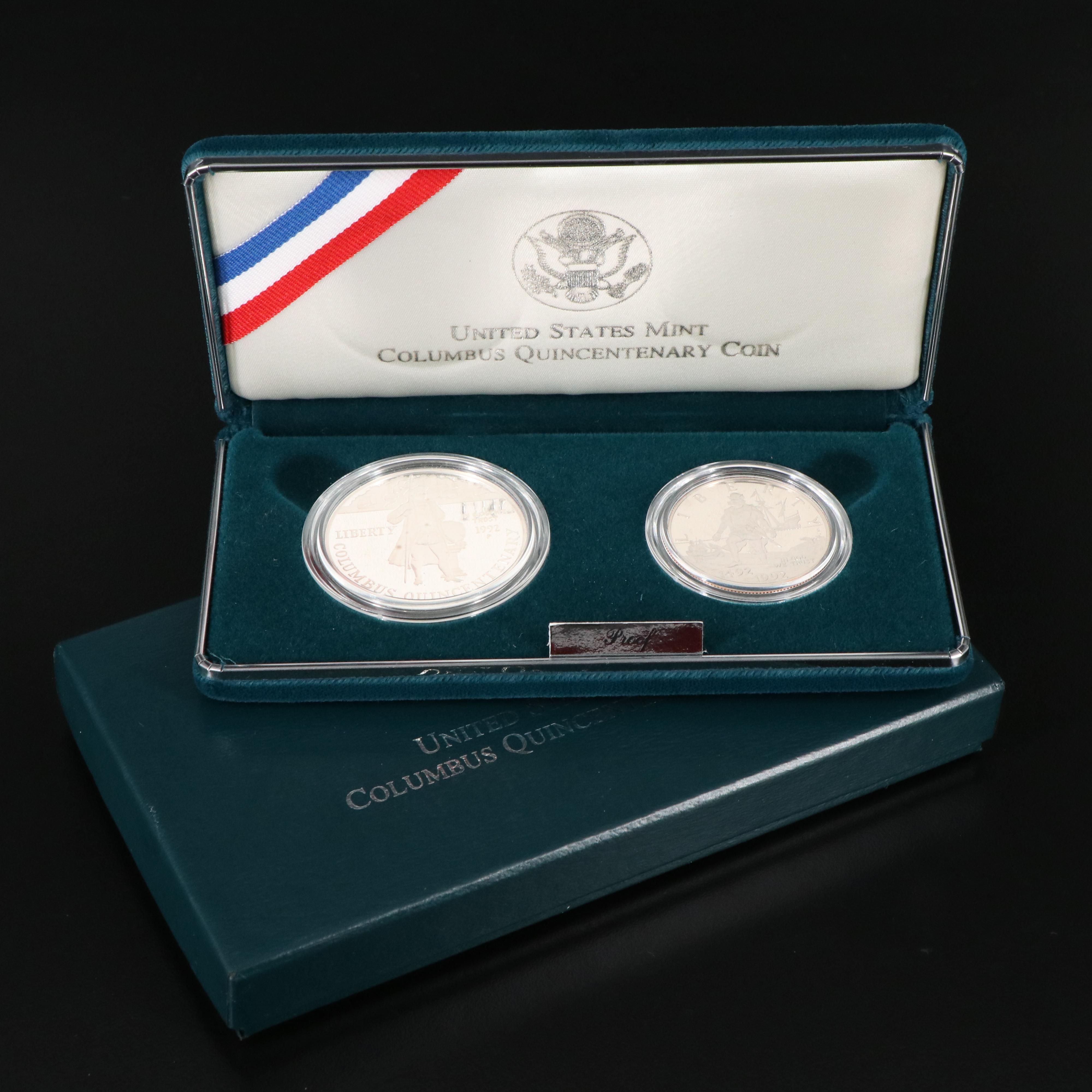 1992 Columbus Quincentenary Commemorative Proof Coin Set