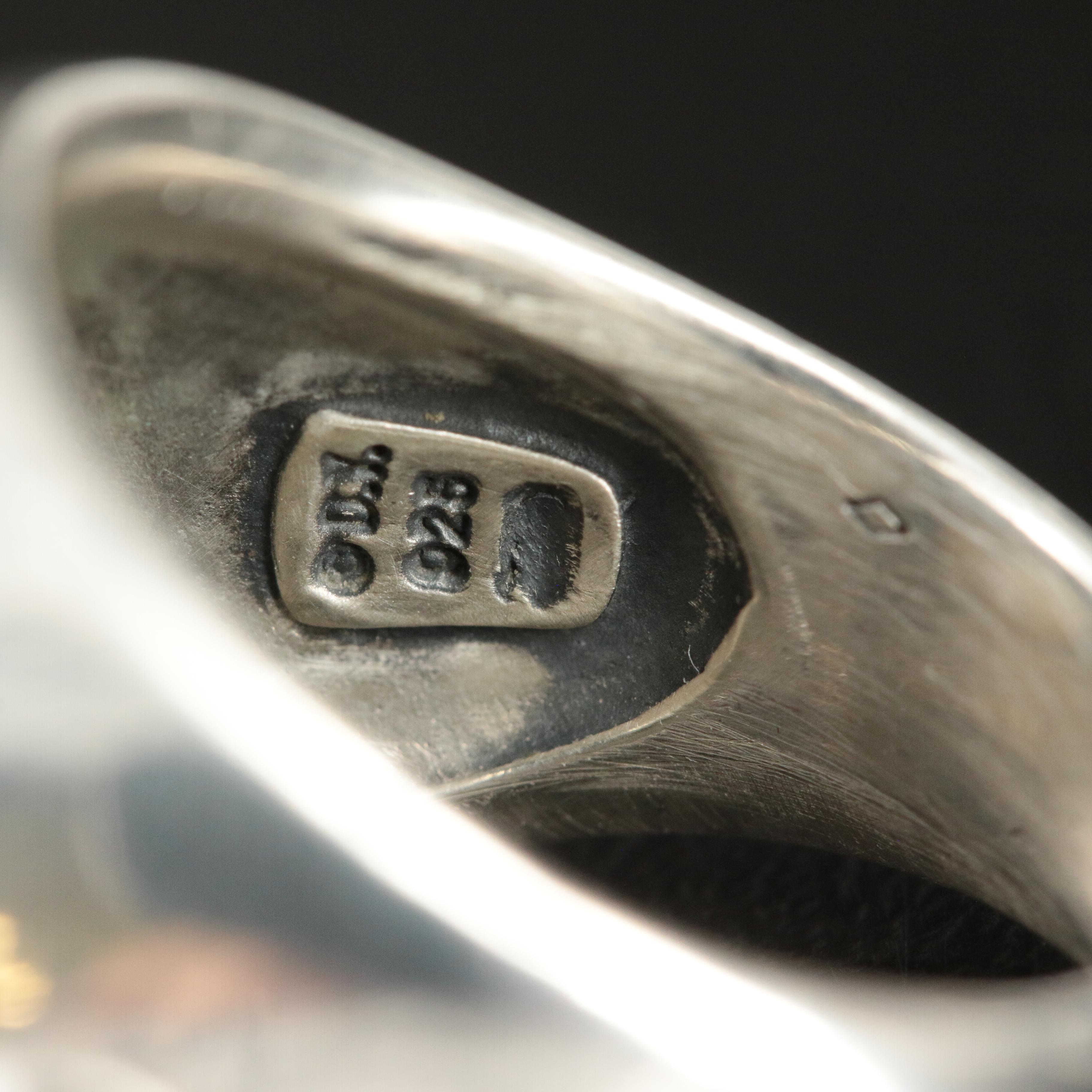 David Yurman Sterling Mabé Pearl and 0.42 CTW Diamond Ring