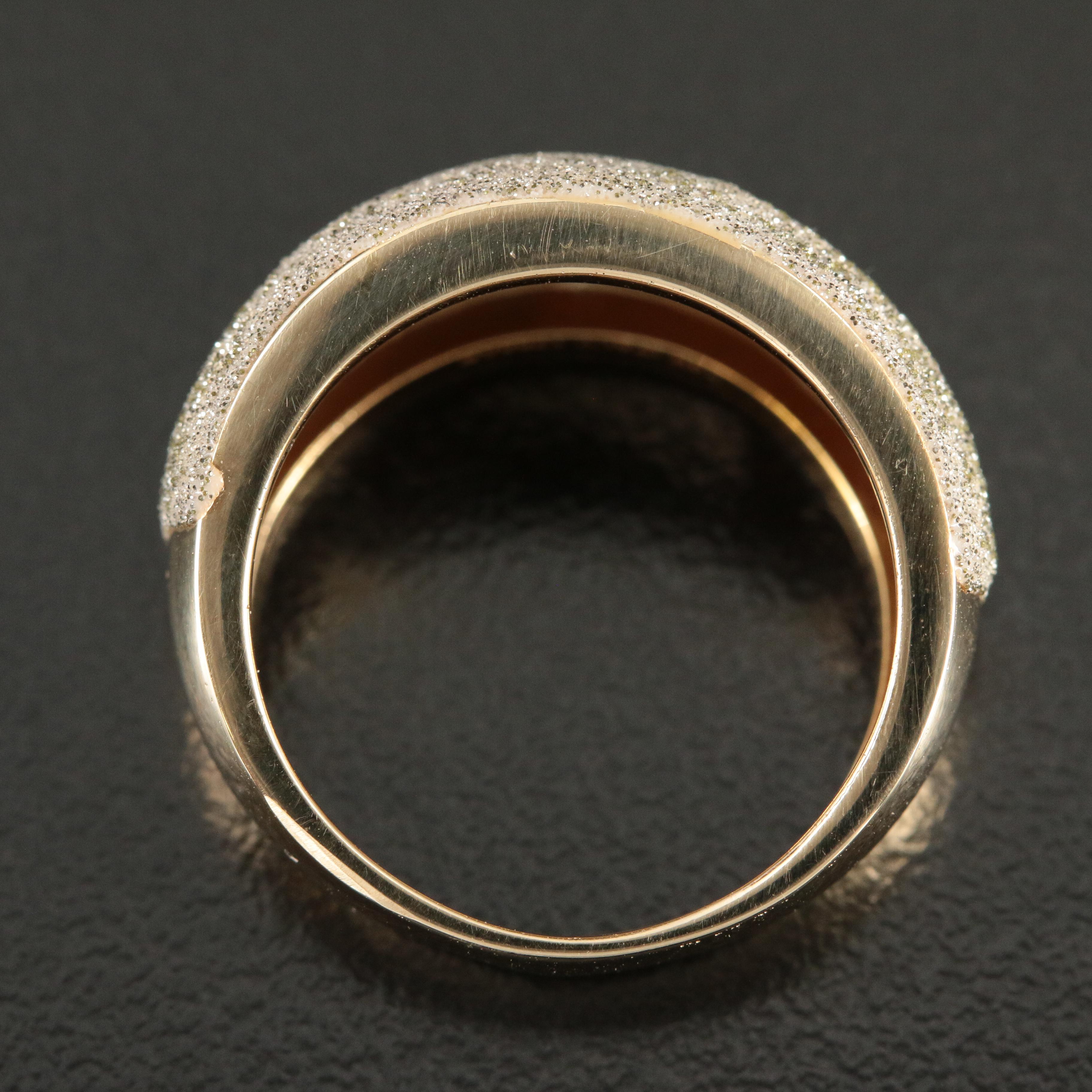 14K Domed Ring