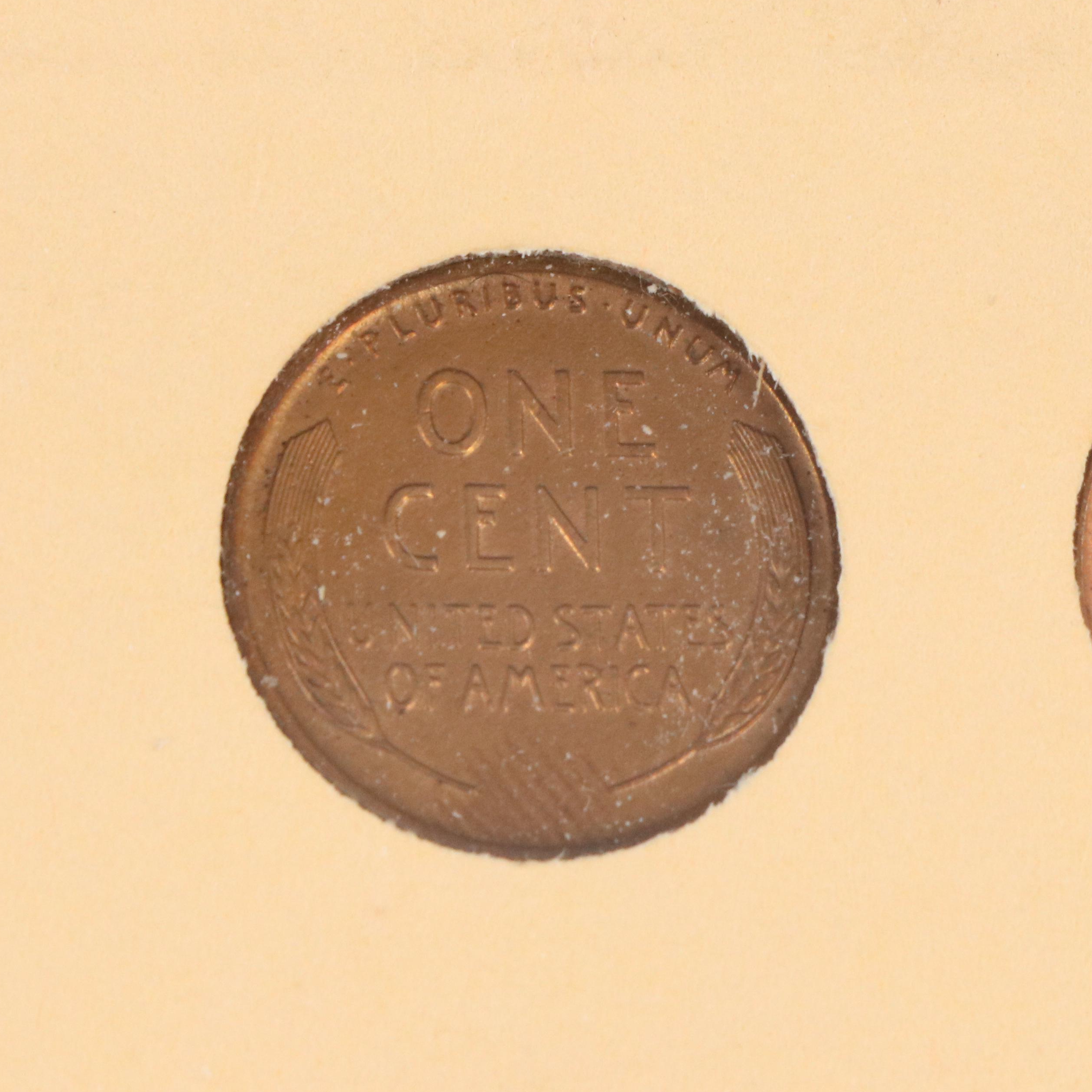 Nearly Complete Lincoln Cent Collection from 1909-1964 Including Key Dates