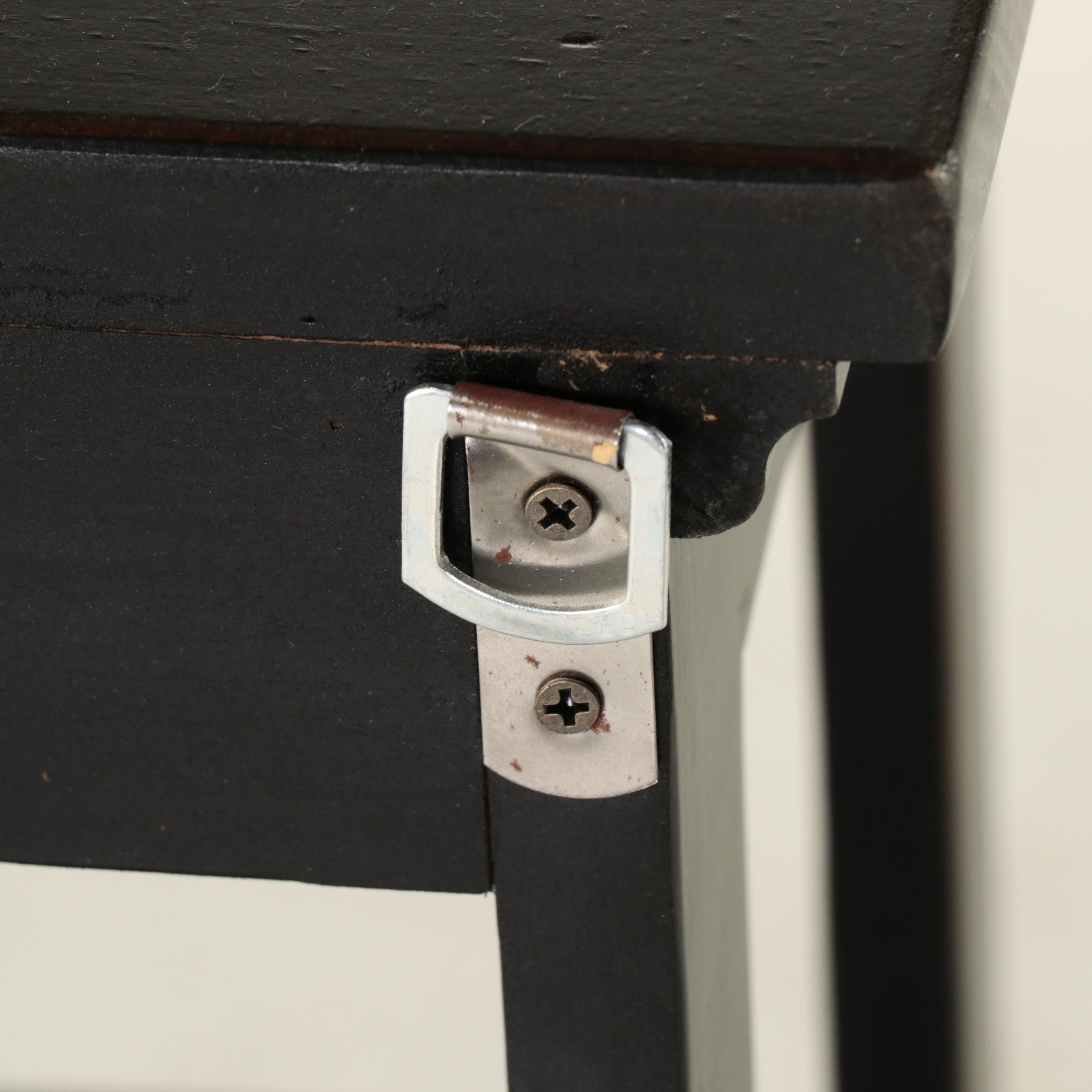 Shaker Style Ebonized Two-Drawer Plate Rack | Everything But The House