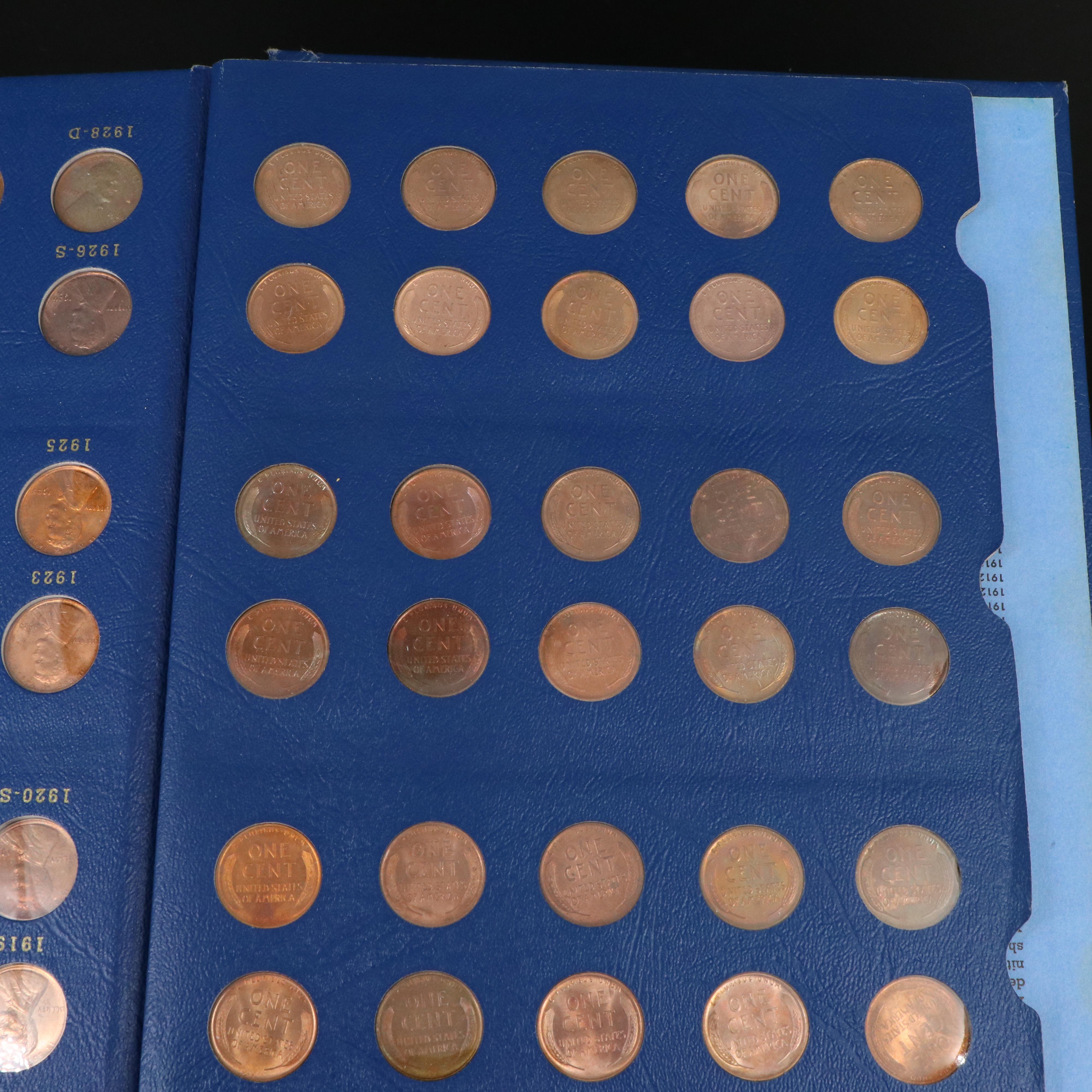 Nearly Complete Lincoln Cent Collection from 1909-1964
