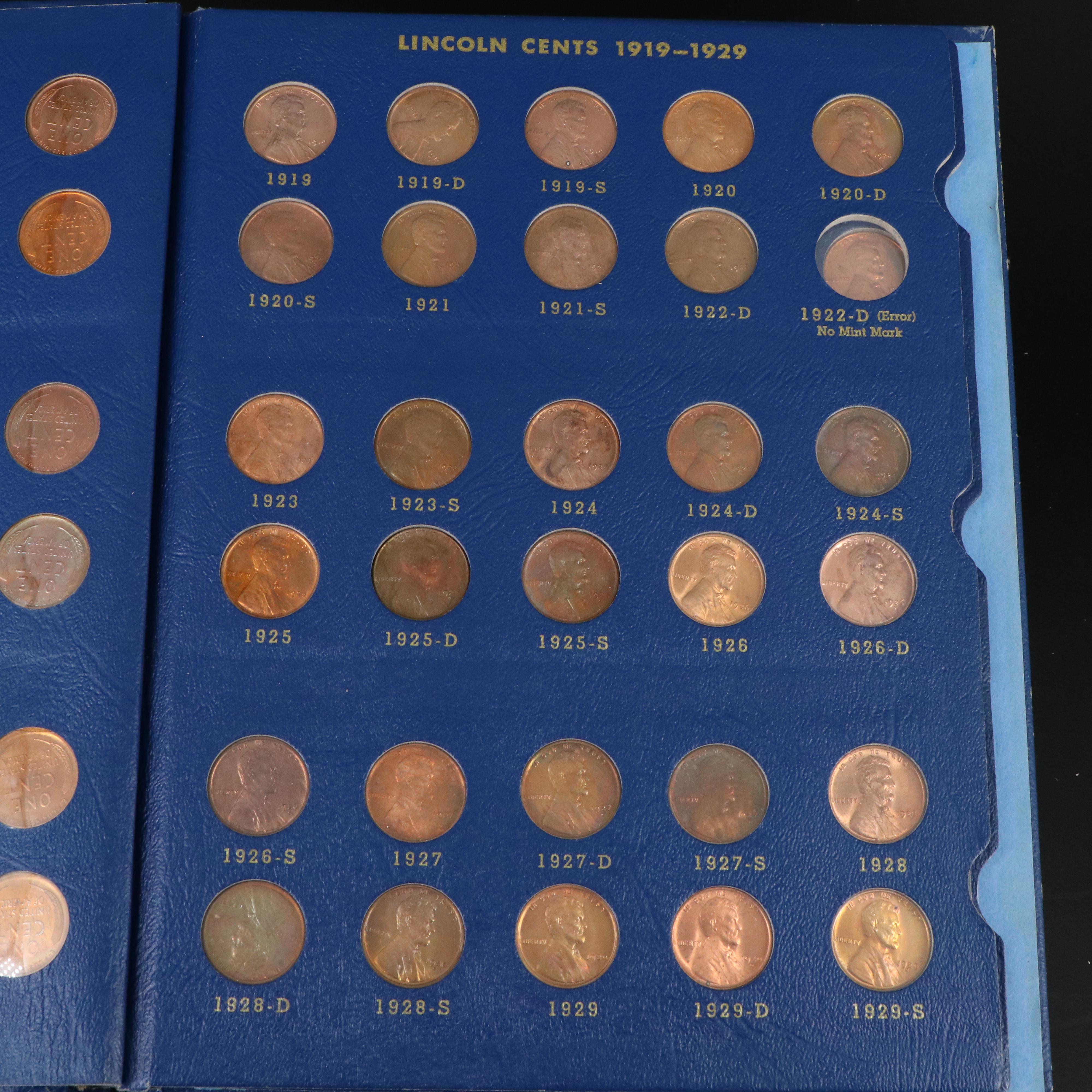 Nearly Complete Lincoln Cent Collection from 1909-1964
