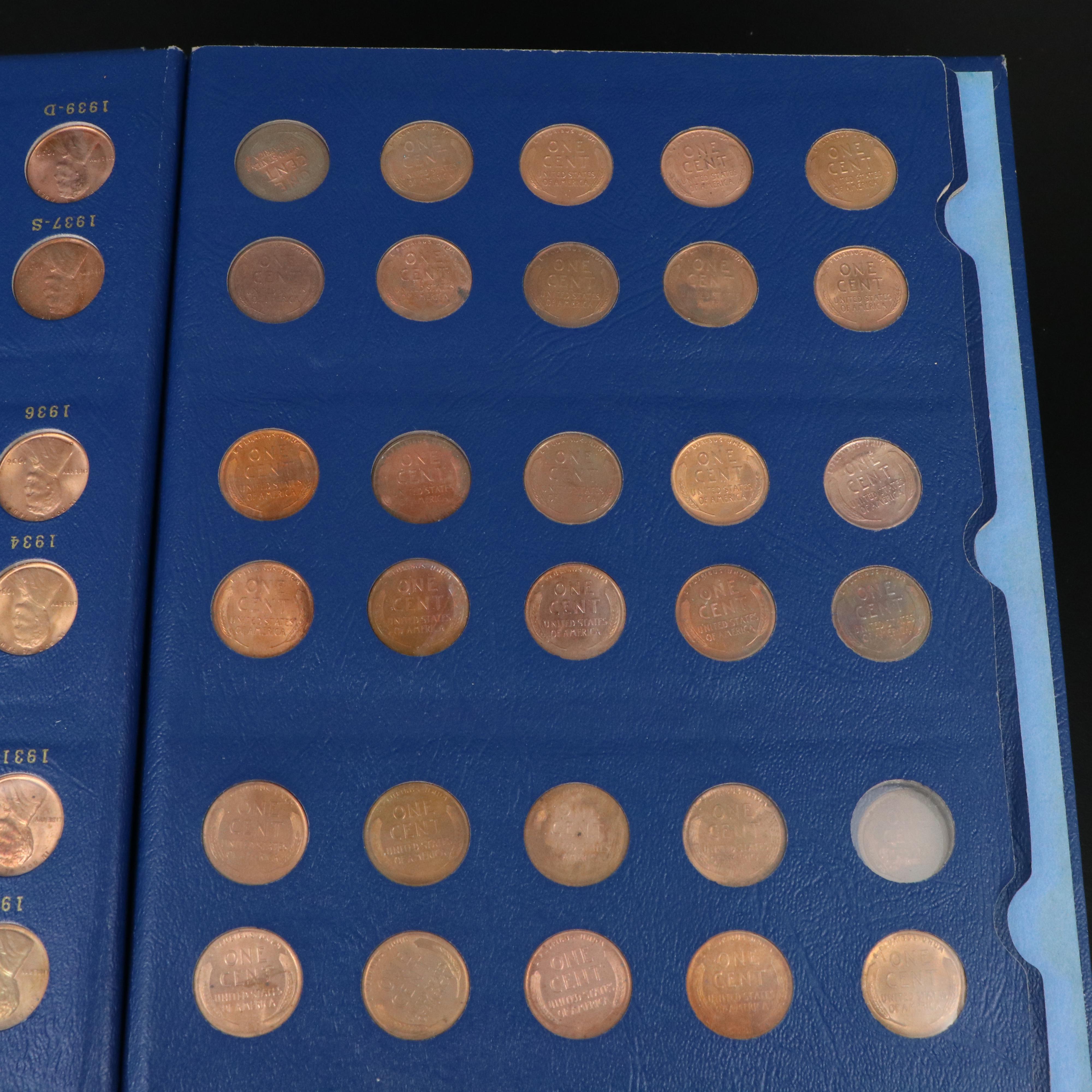 Nearly Complete Lincoln Cent Collection from 1909-1964