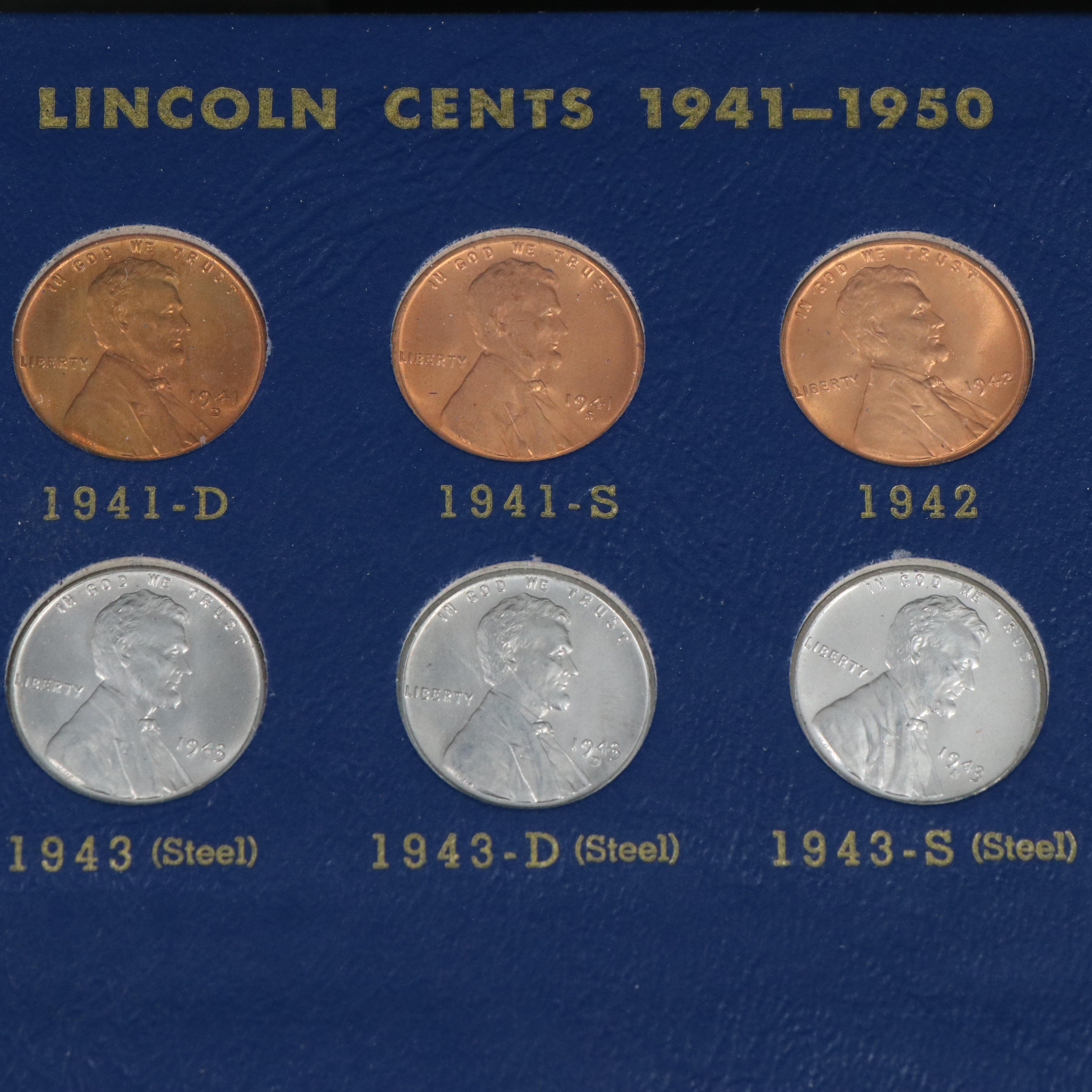 Nearly Complete Lincoln Cent Collection from 1909-1964