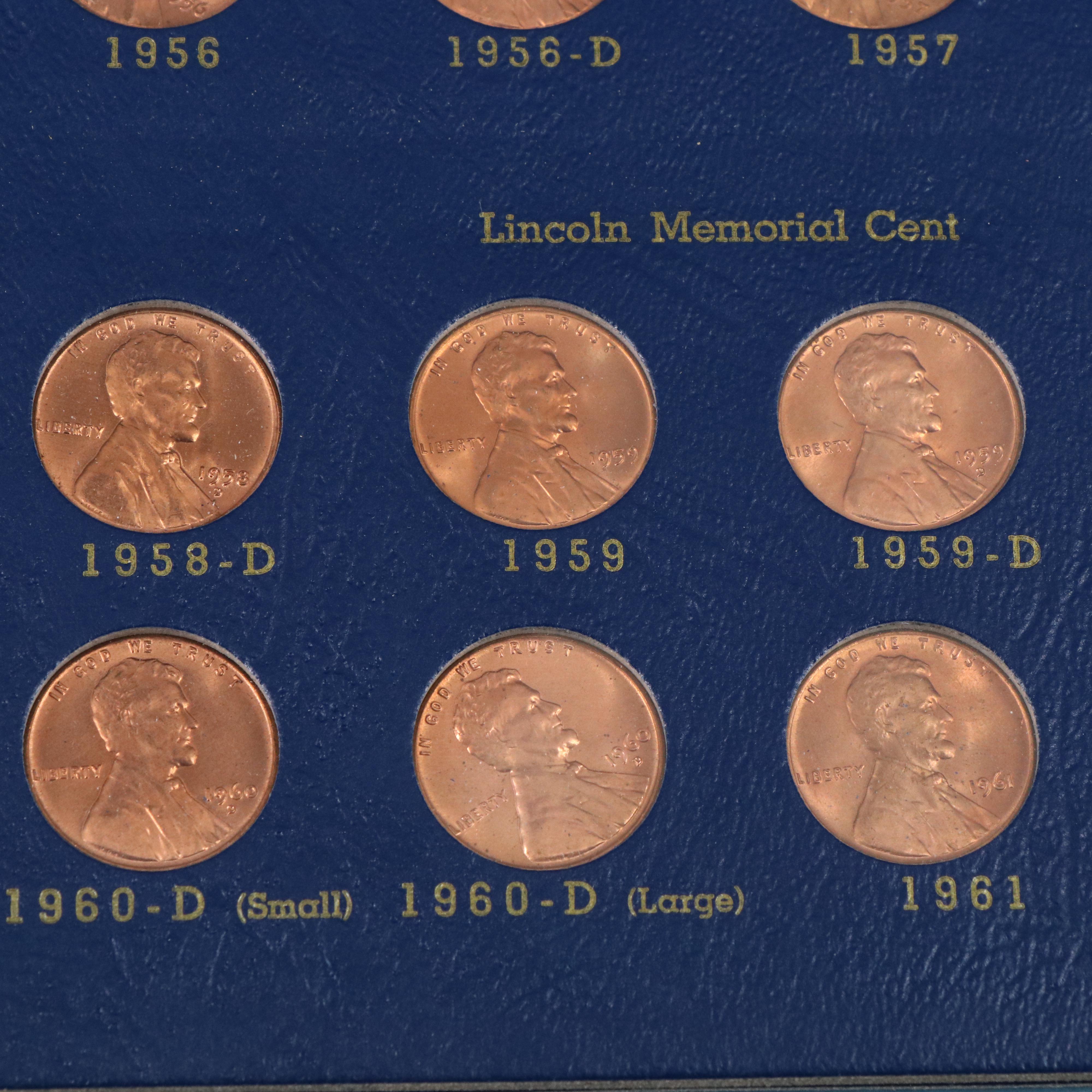 Nearly Complete Lincoln Cent Collection from 1909-1964