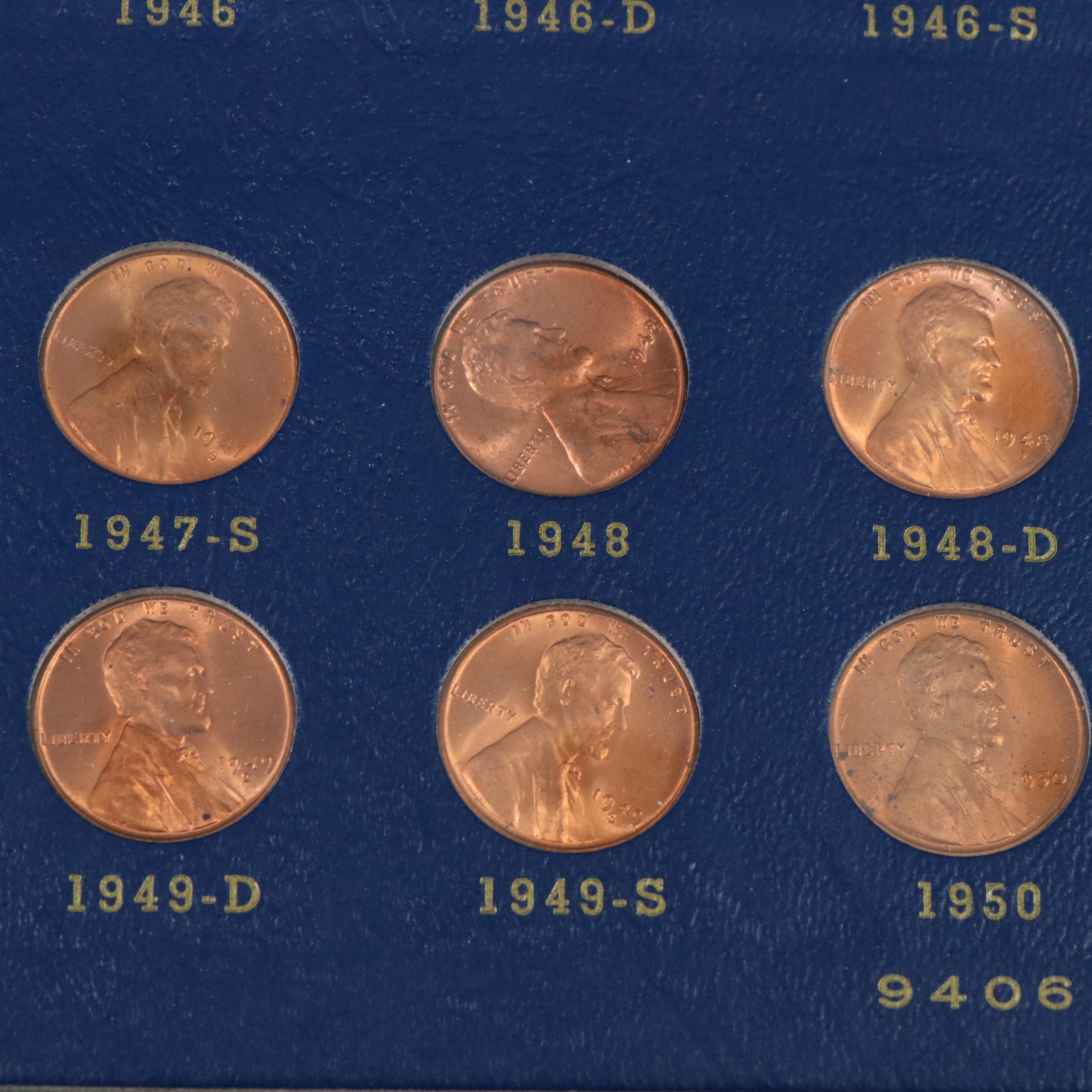 Nearly Complete Lincoln Cent Collection from 1909-1964