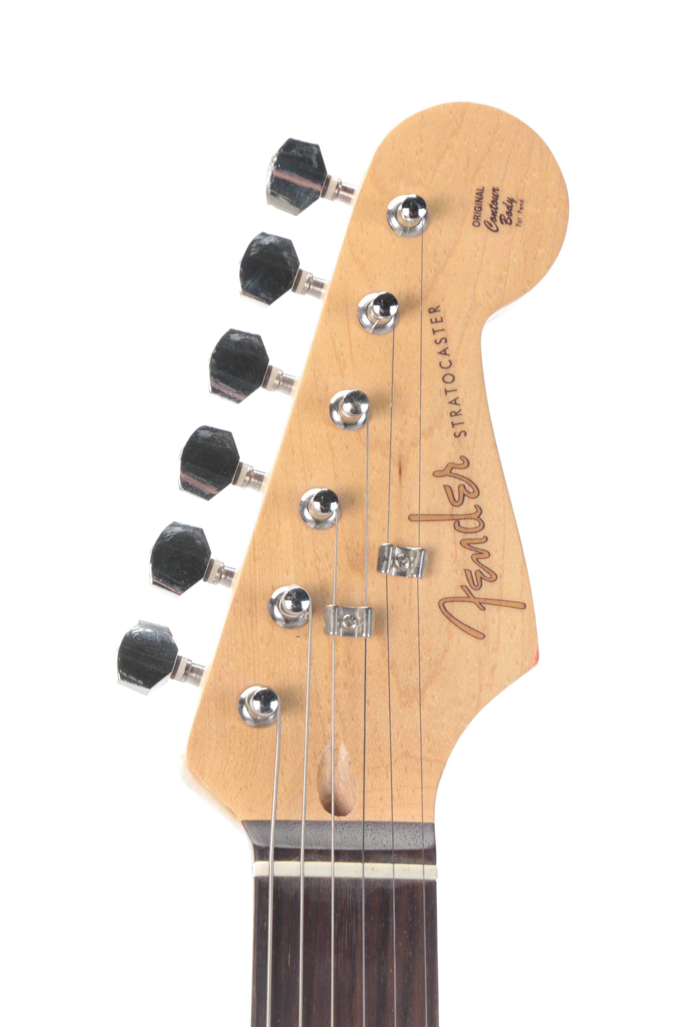 Solid Body Electric Guitar with Whammy Bar and Fender Stratocaster Neck