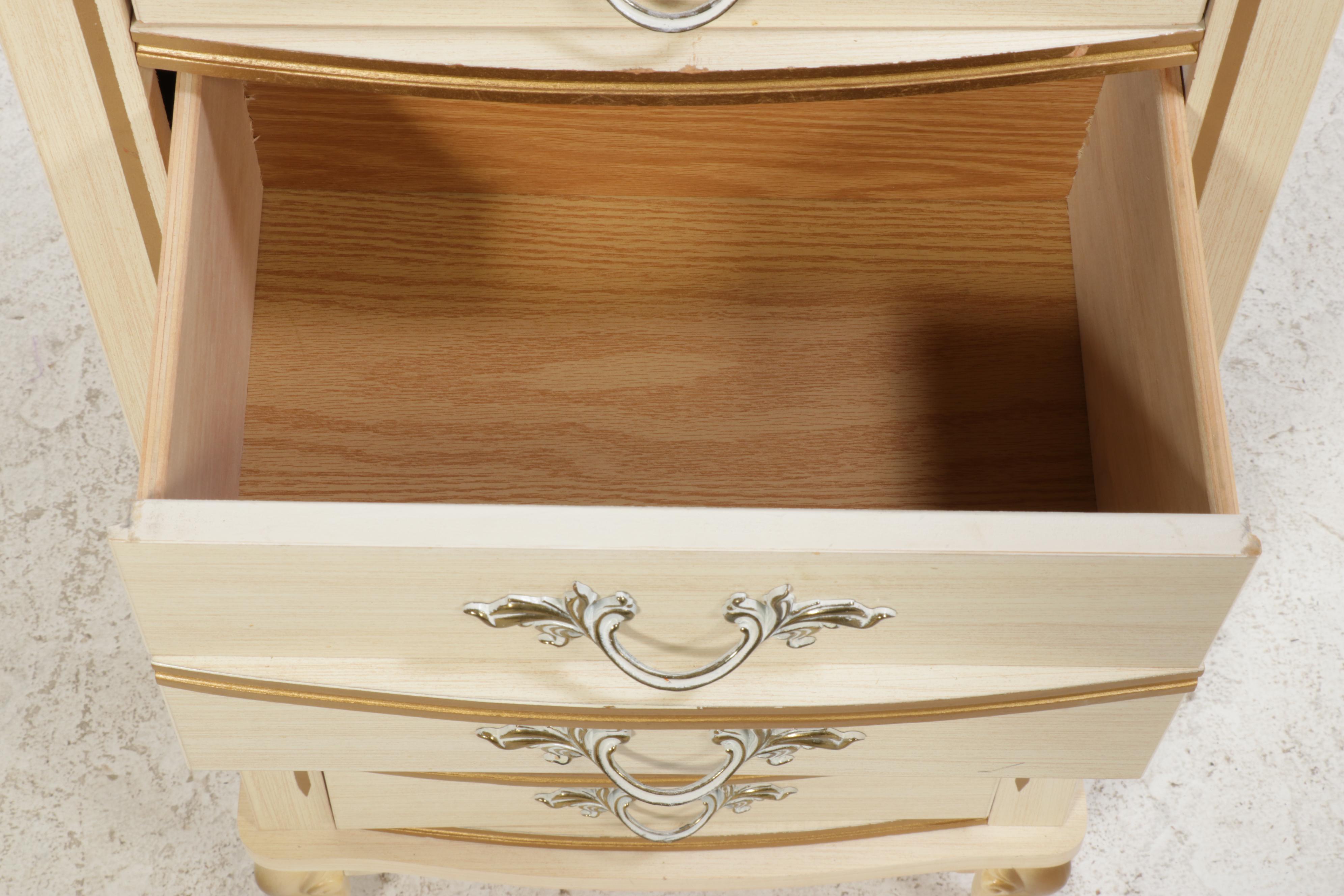 Bonnet by Seara Painted Wooden Semainier Chest