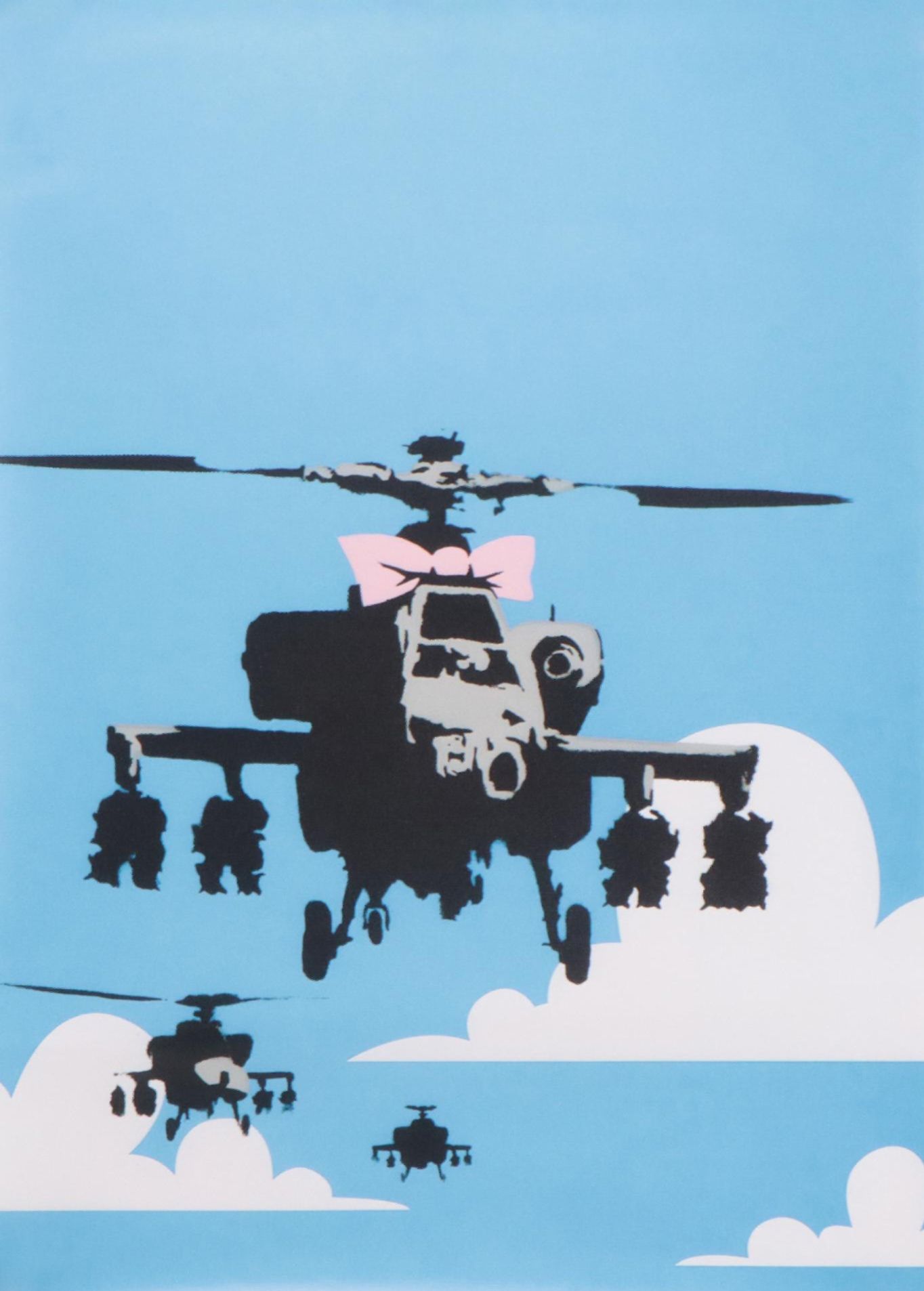 Giclée After Banksy "Happy Choppers," 21st Century